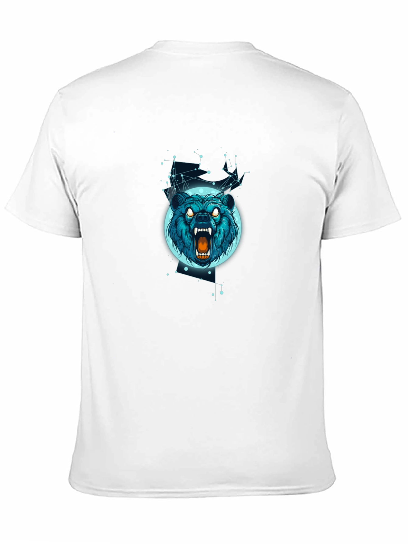 Bear Constellation Graphic Tee - Black