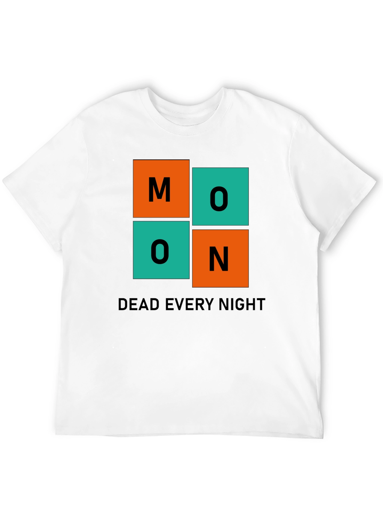 Moon Dead Every Night Graphic T-Shirt