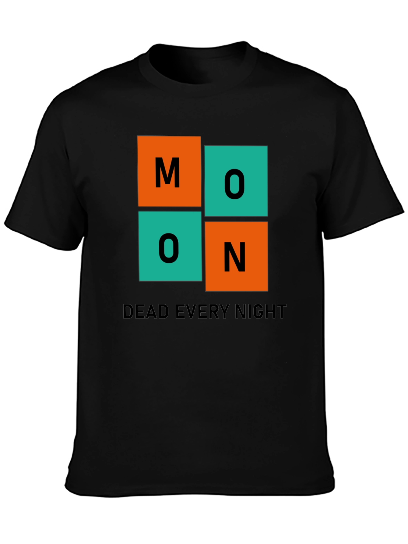 Moon Dead Every Night Graphic T-Shirt