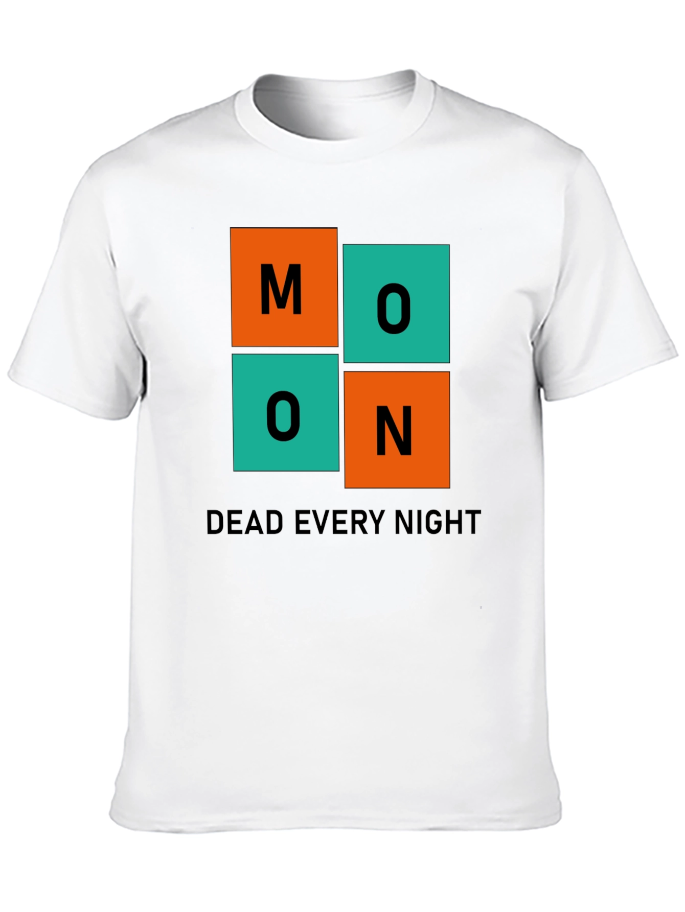 Moon Dead Every Night Graphic T-Shirt