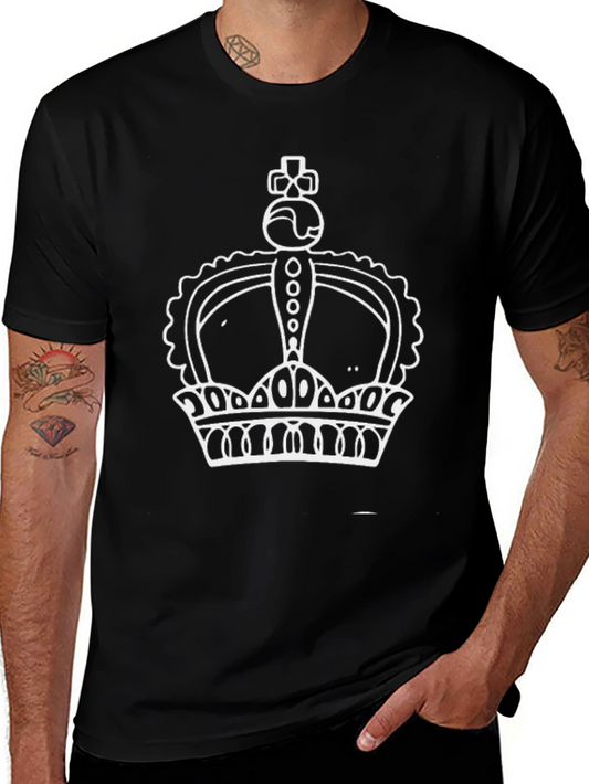Crown Graphic Tee - Black T-Shirt