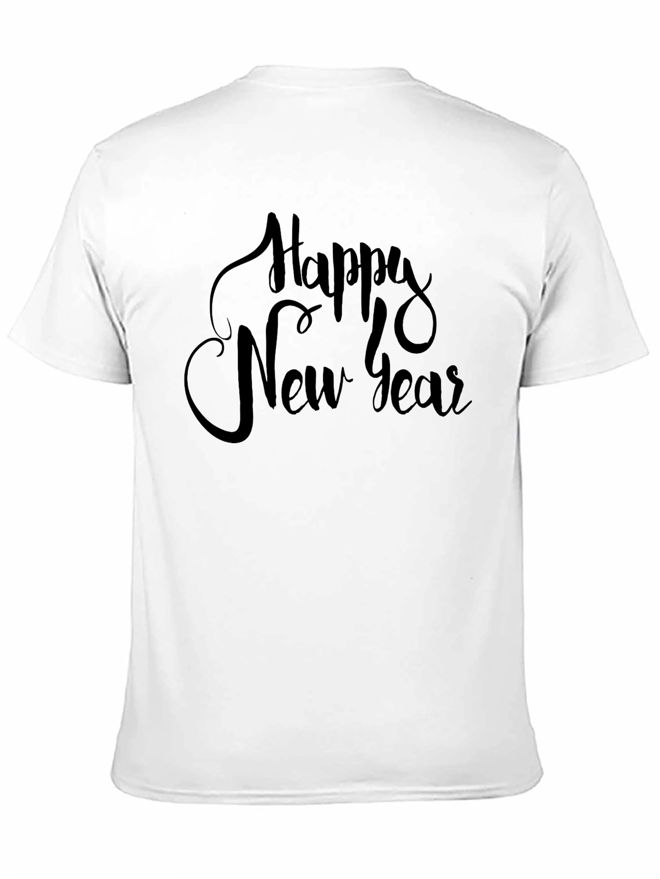 Happy New Year Black T-Shirt