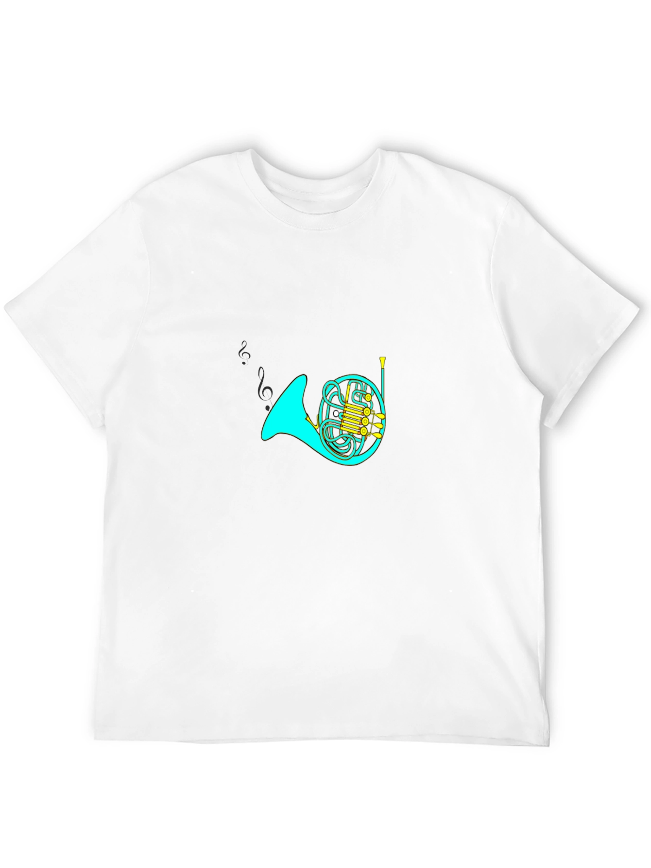 French Horn T-Shirt - Musicians Tee