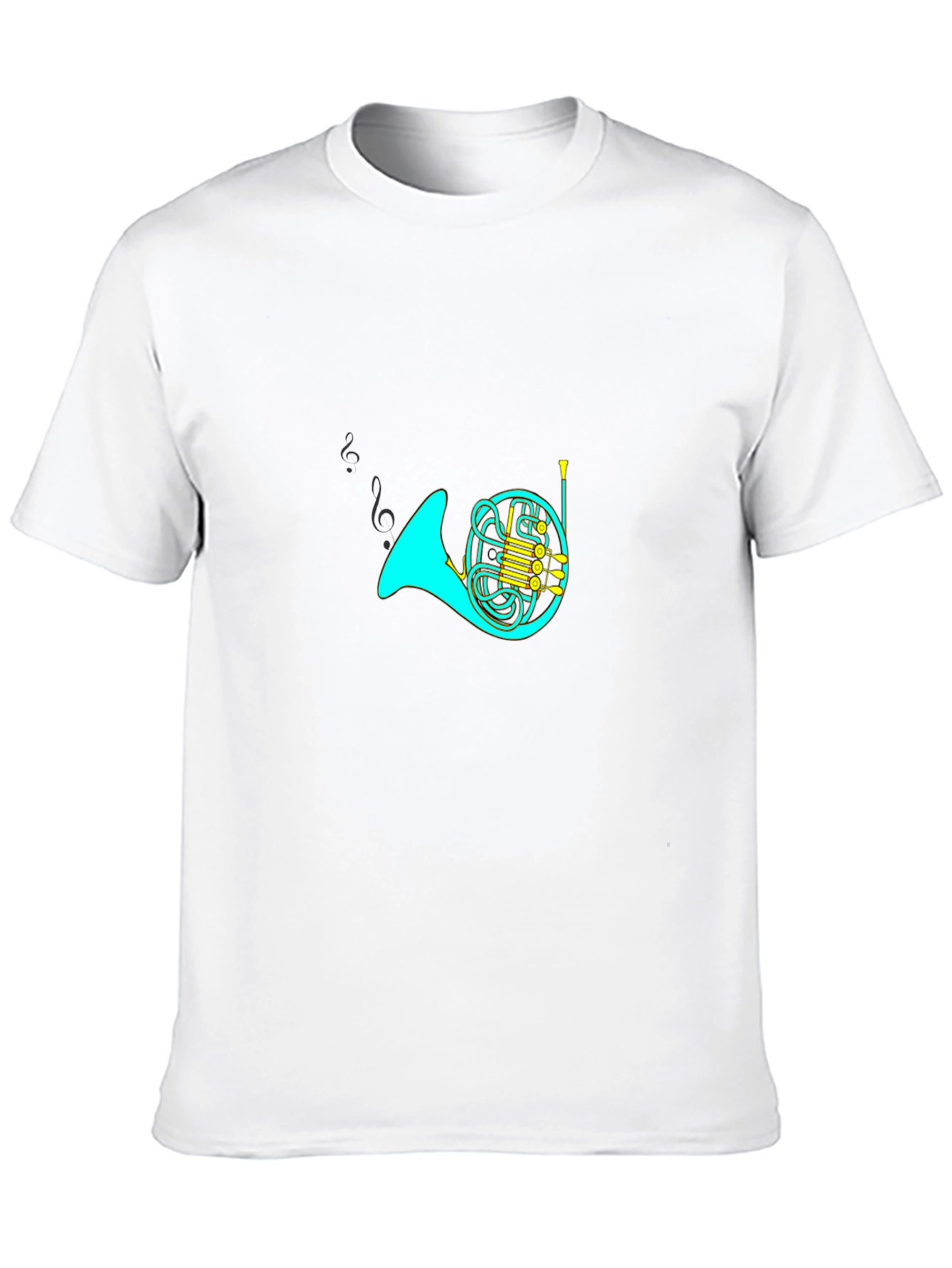 French Horn T-Shirt - Musicians Tee