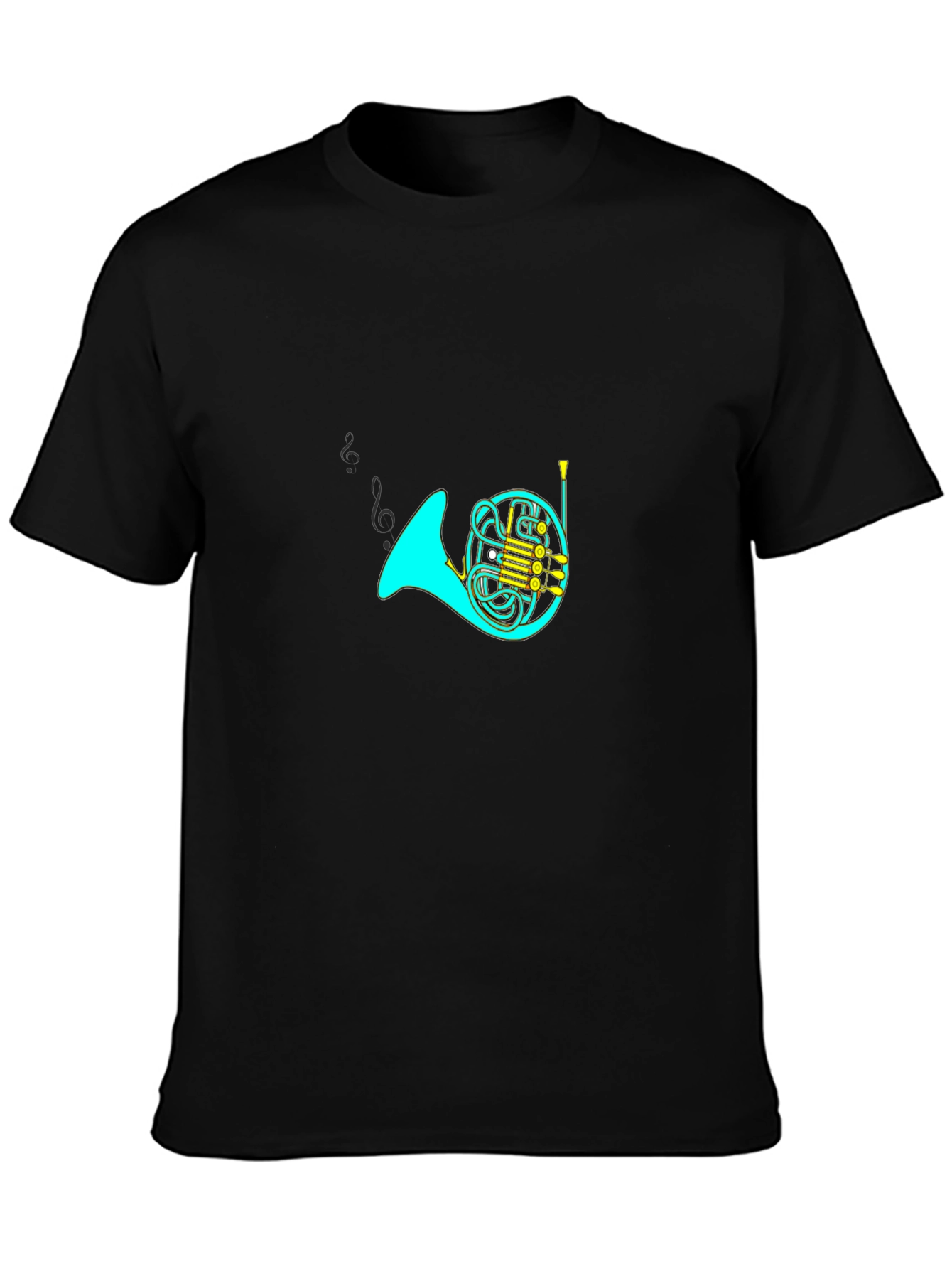 French Horn T-Shirt - Musicians Tee