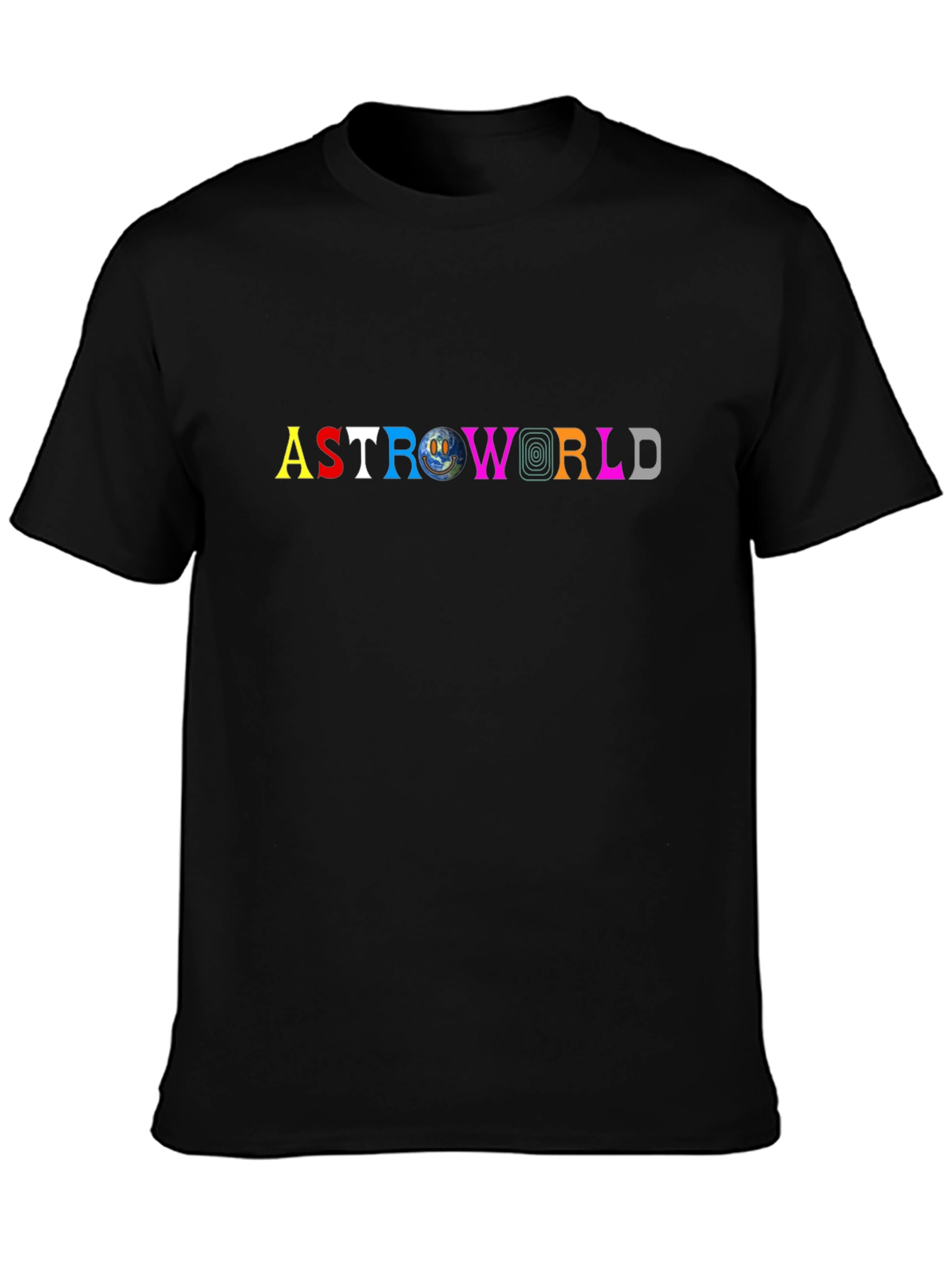 Astroworld Graphic T-Shirt - Black Cotton Tee