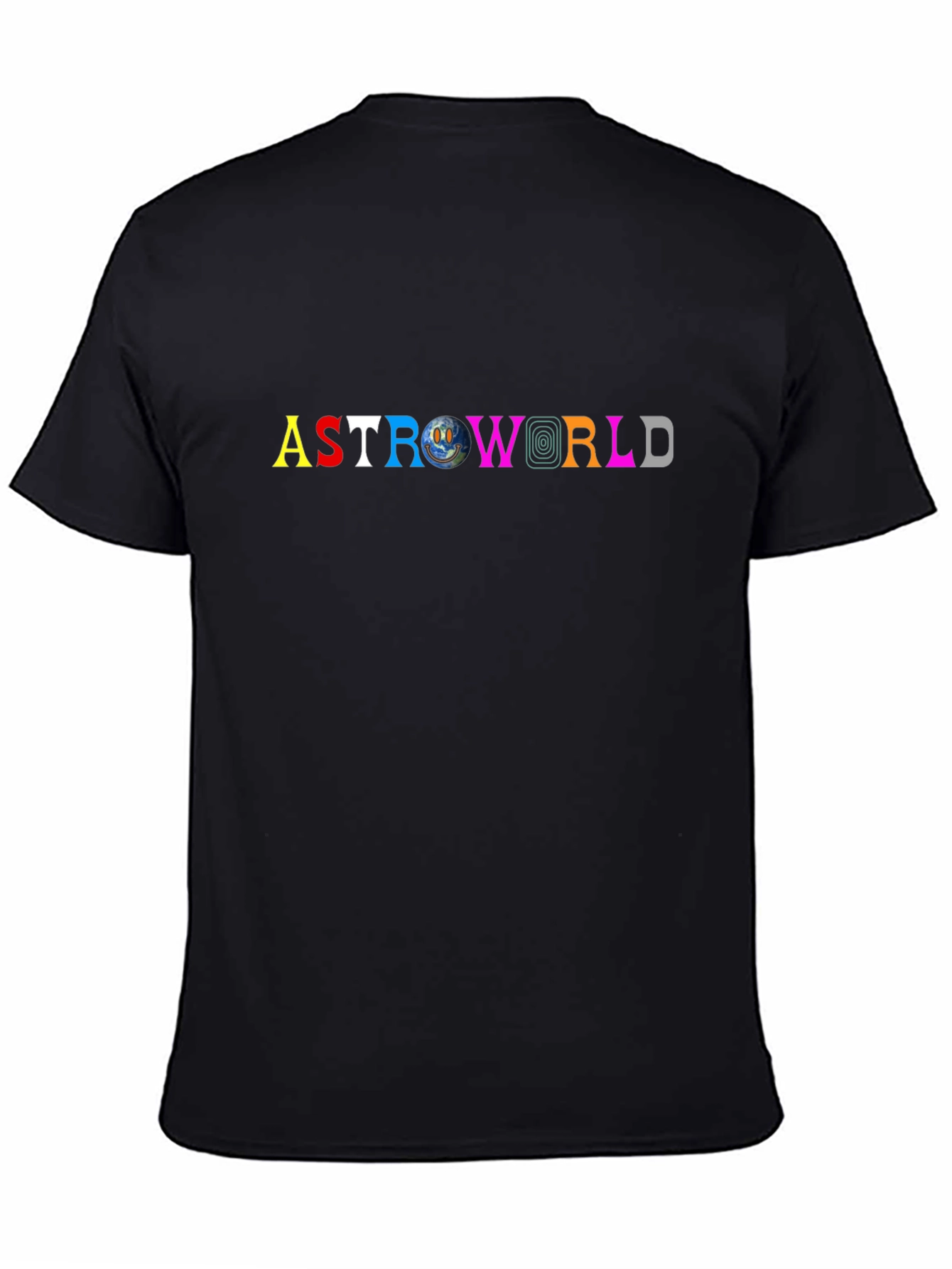 Astroworld Graphic T-Shirt - Black Cotton Tee