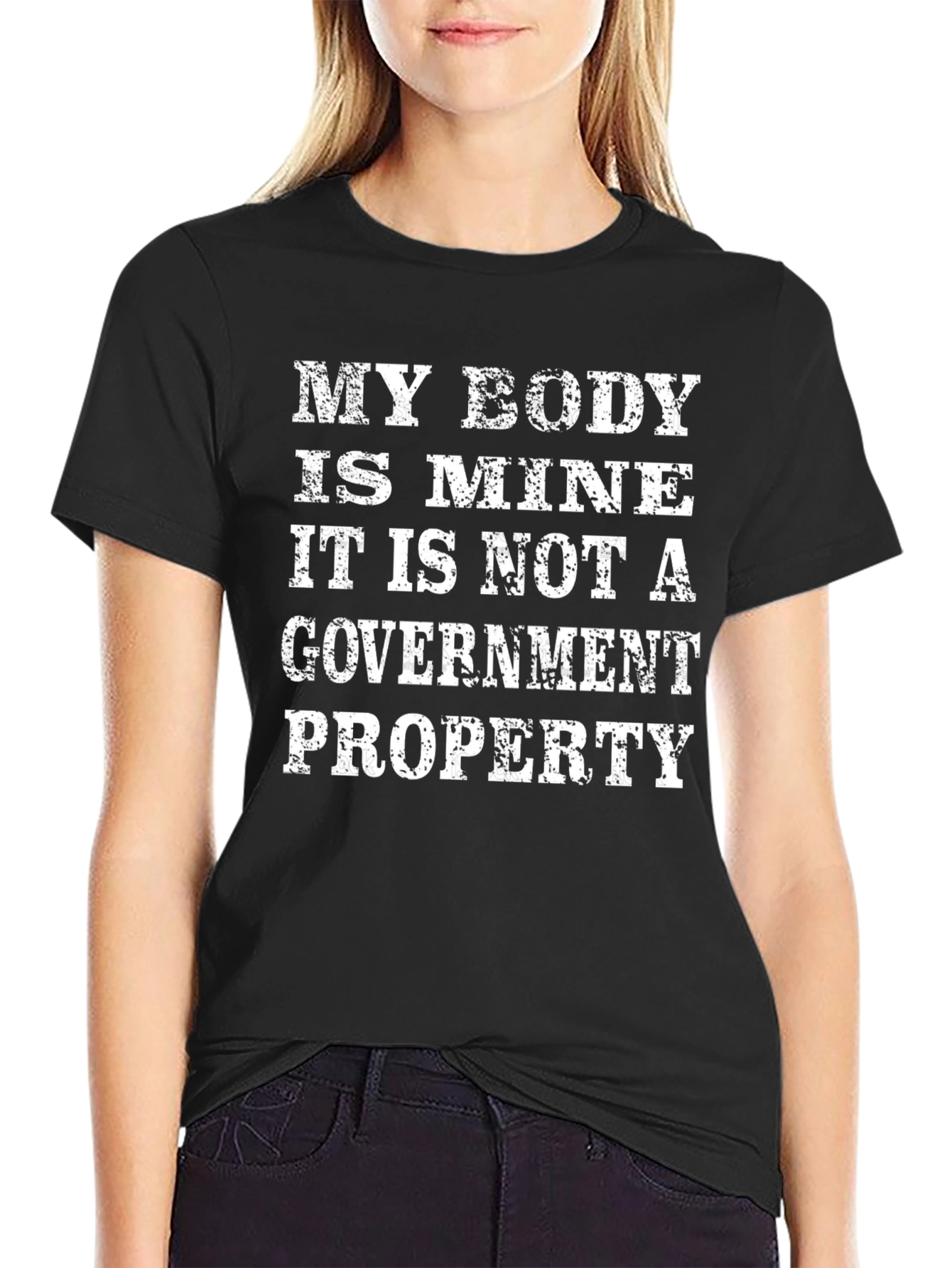 My Body Is Mine T-Shirt Political Statement