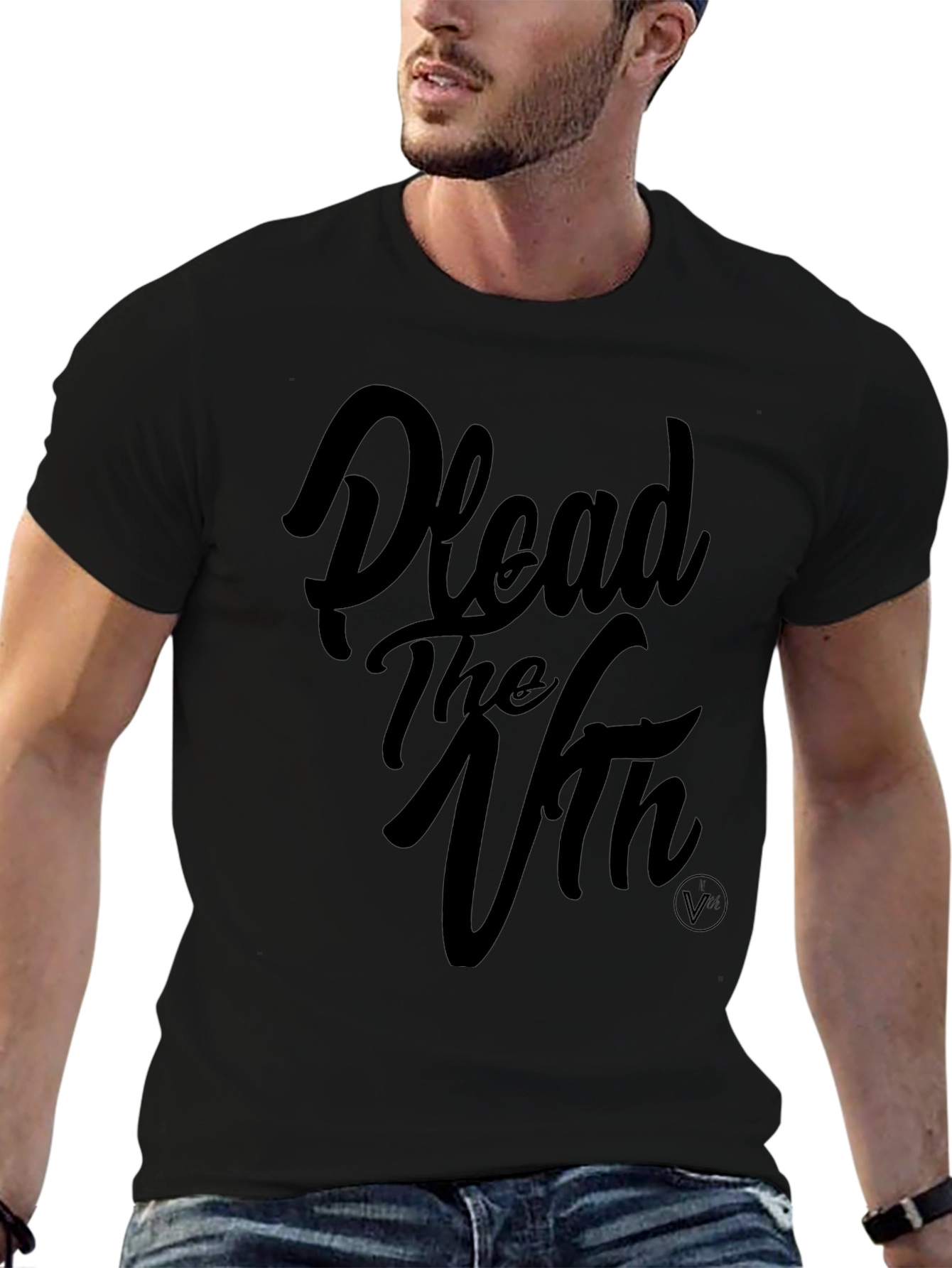 Plead The Vth Black Graphic Tee