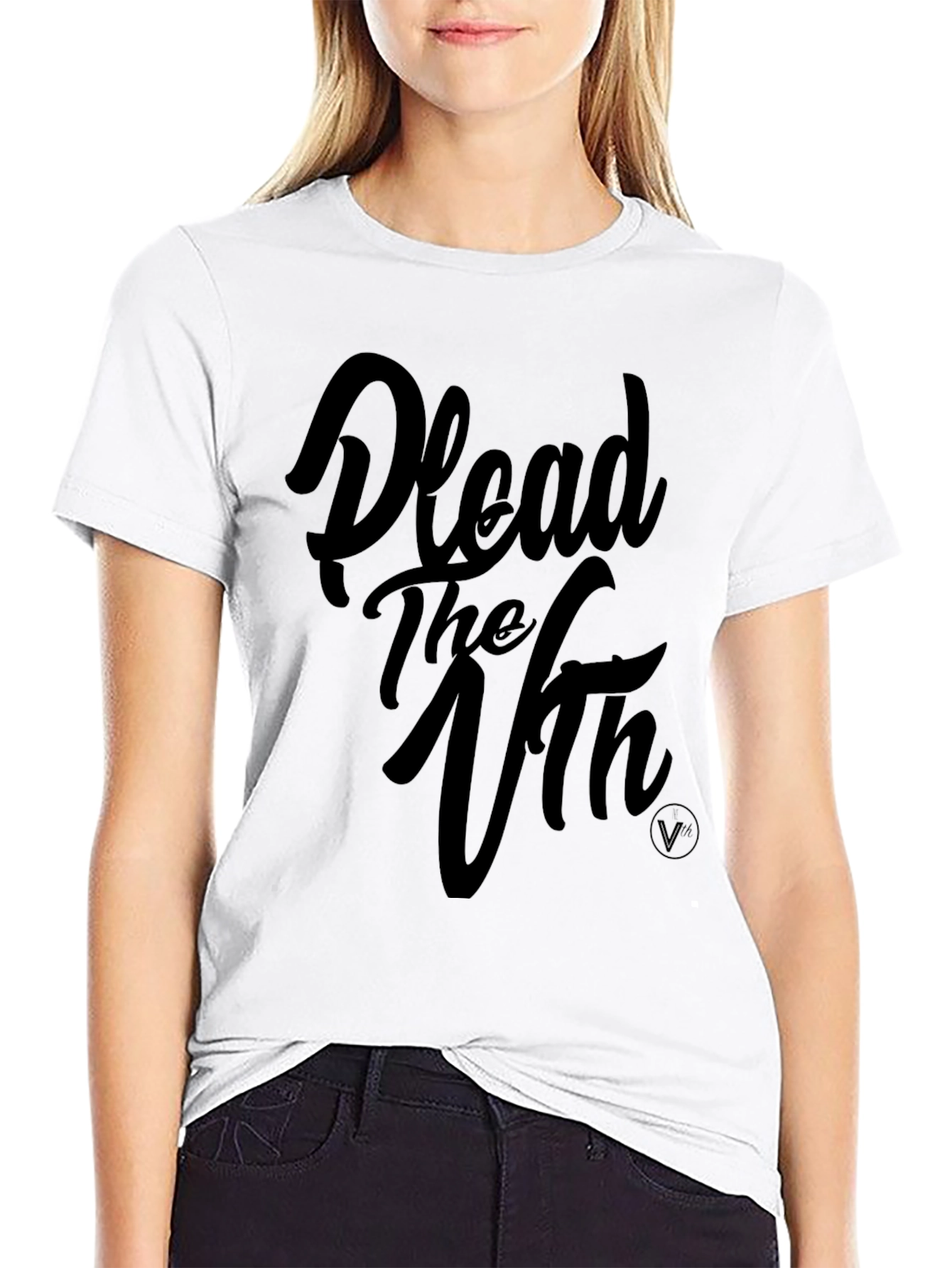 Plead The Vth Black Graphic Tee
