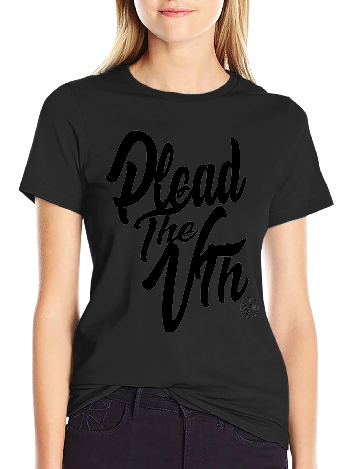 Plead The Vth Black Graphic Tee