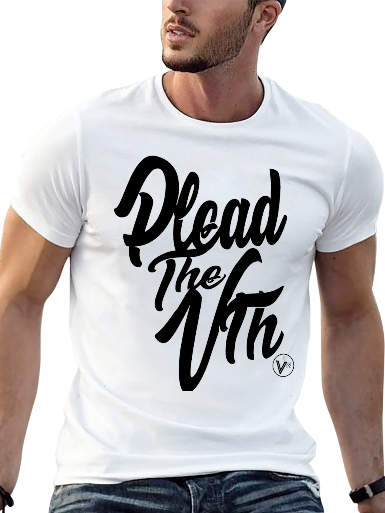 Plead The Vth Black Graphic Tee