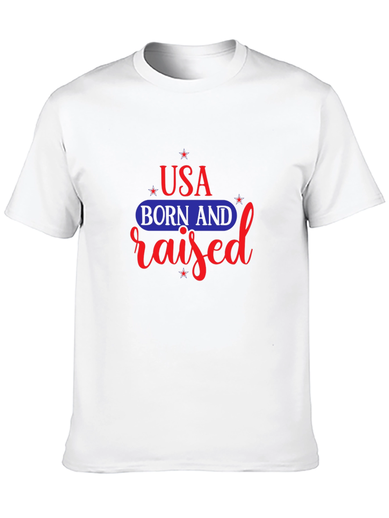 USA Born and Raised Graphic T-Shirt