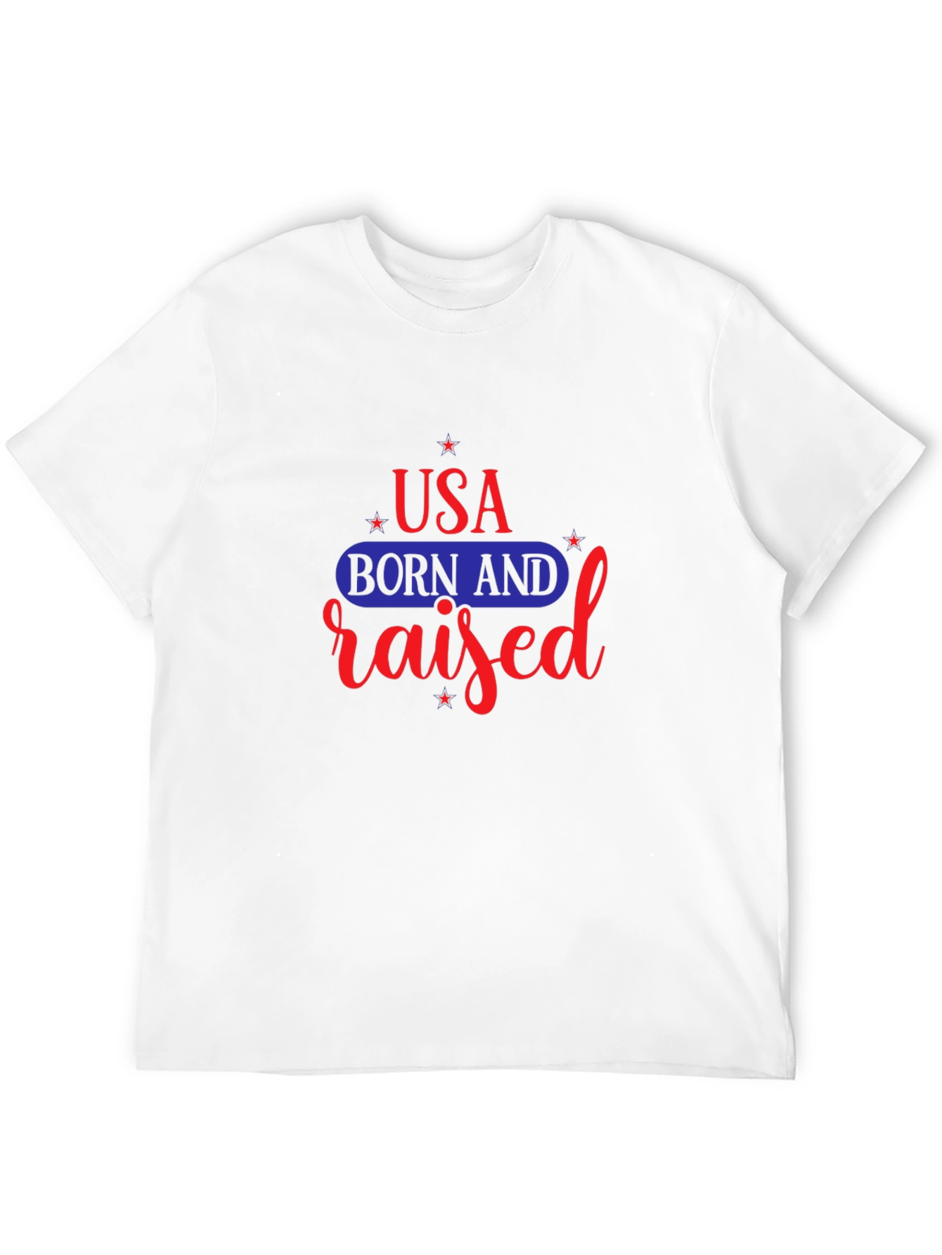 USA Born and Raised Graphic T-Shirt