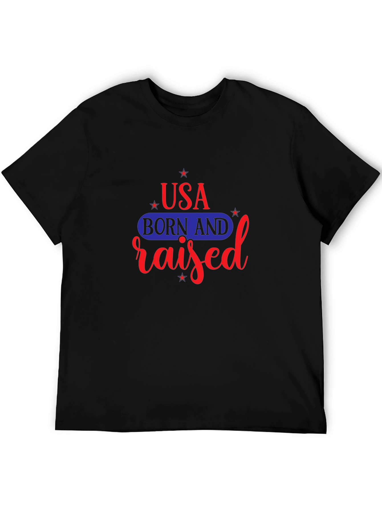 USA Born and Raised Graphic T-Shirt