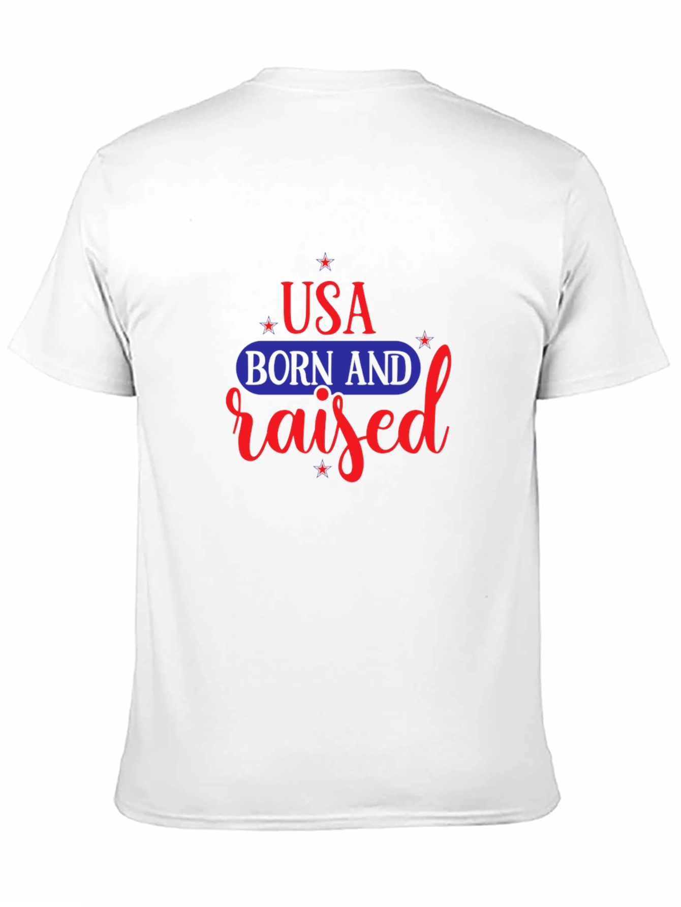 USA Born and Raised Graphic T-Shirt
