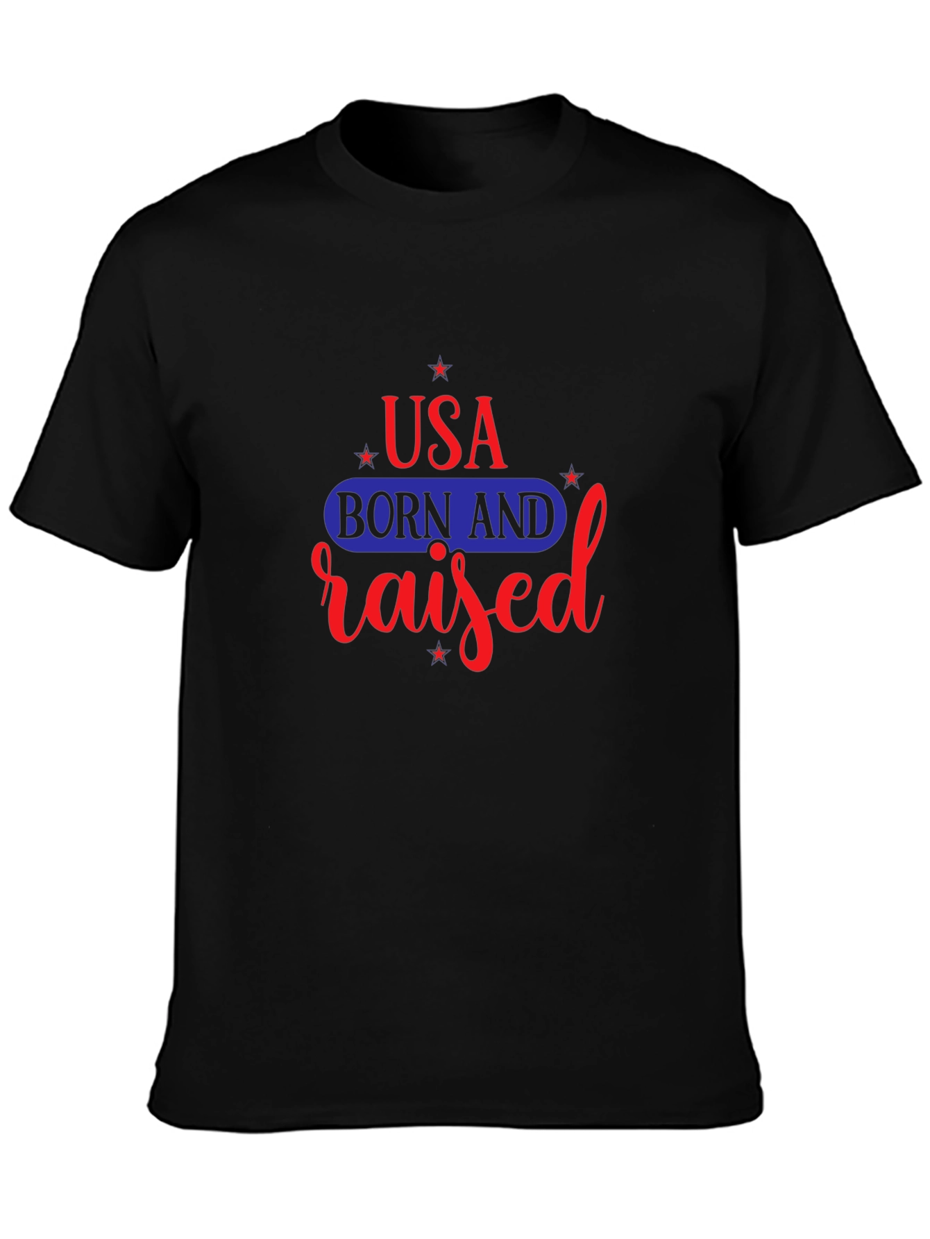 USA Born and Raised Graphic T-Shirt