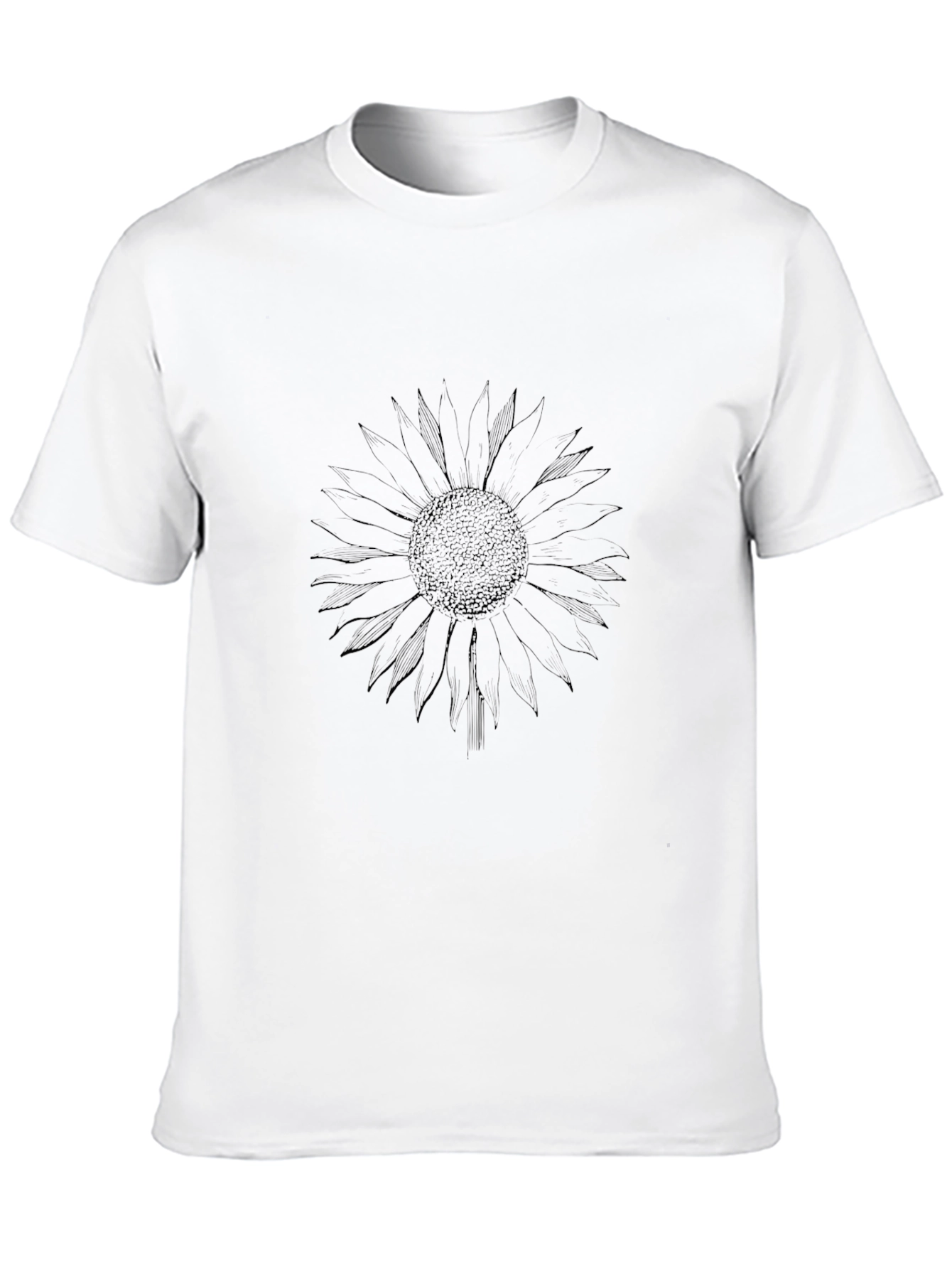 Black Sunflower Graphic Tee - Stylish Casual Wear