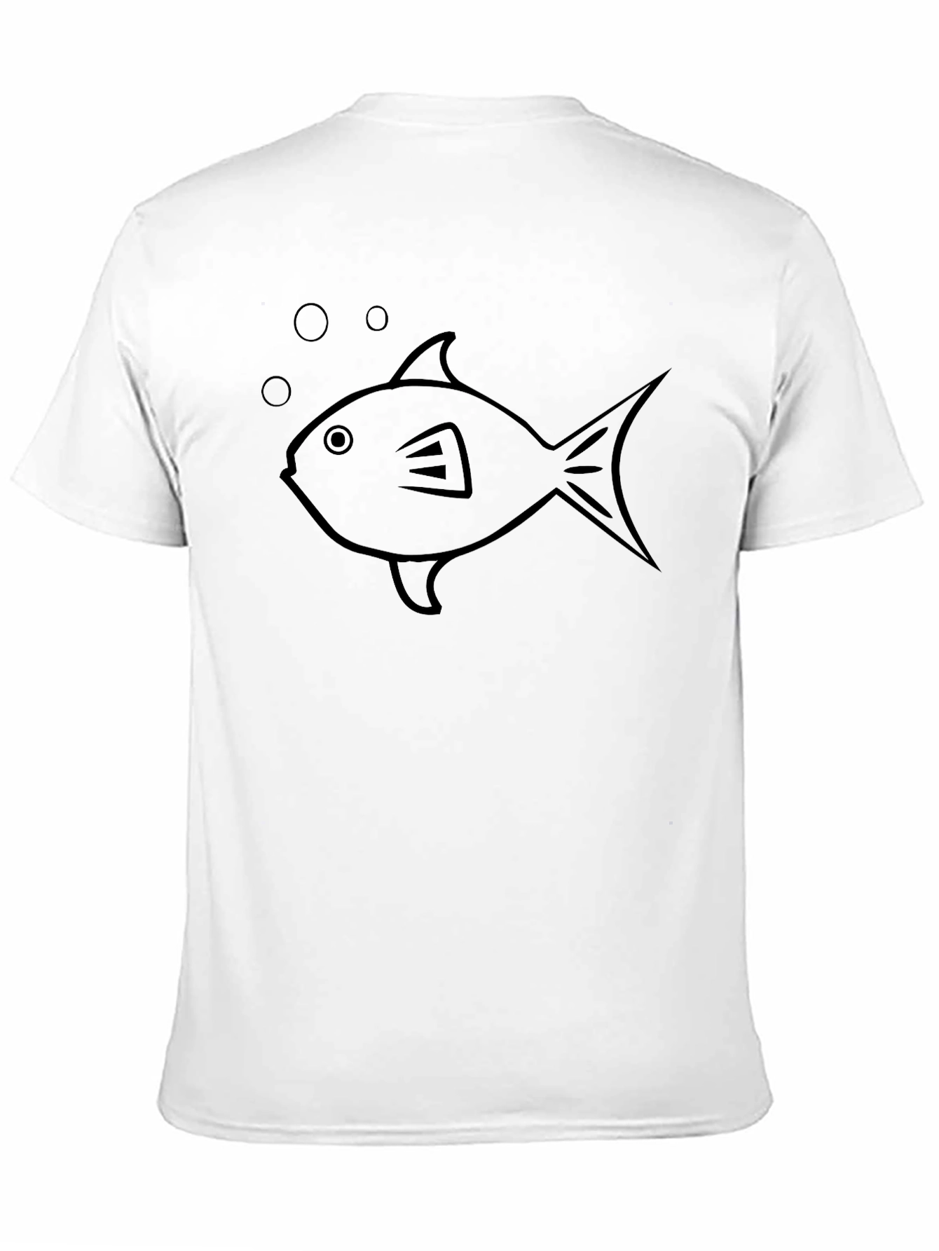Black Fish Graphic Tee - Casual Comfort