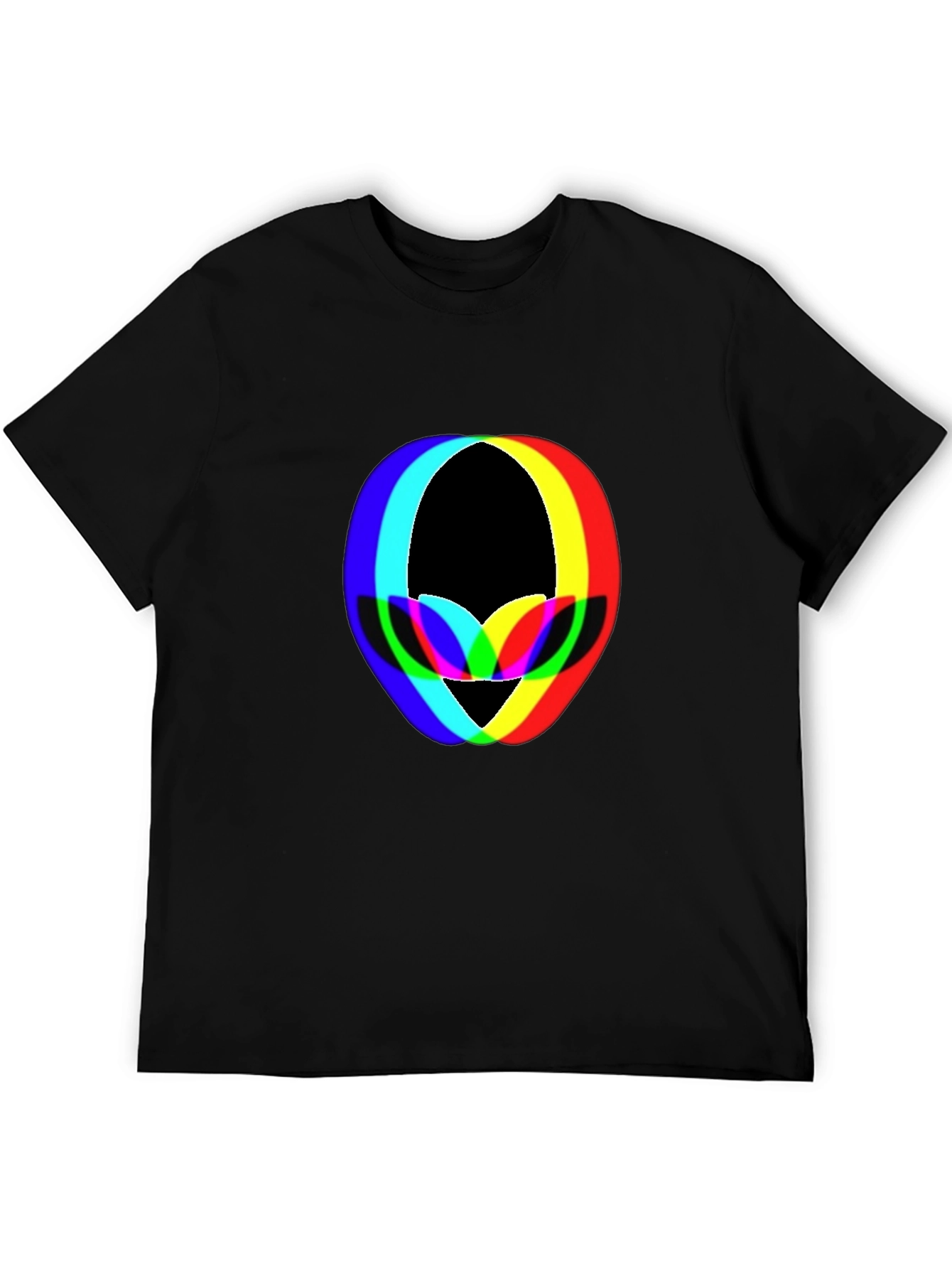 Retro Alien Head Graphic T-Shirt