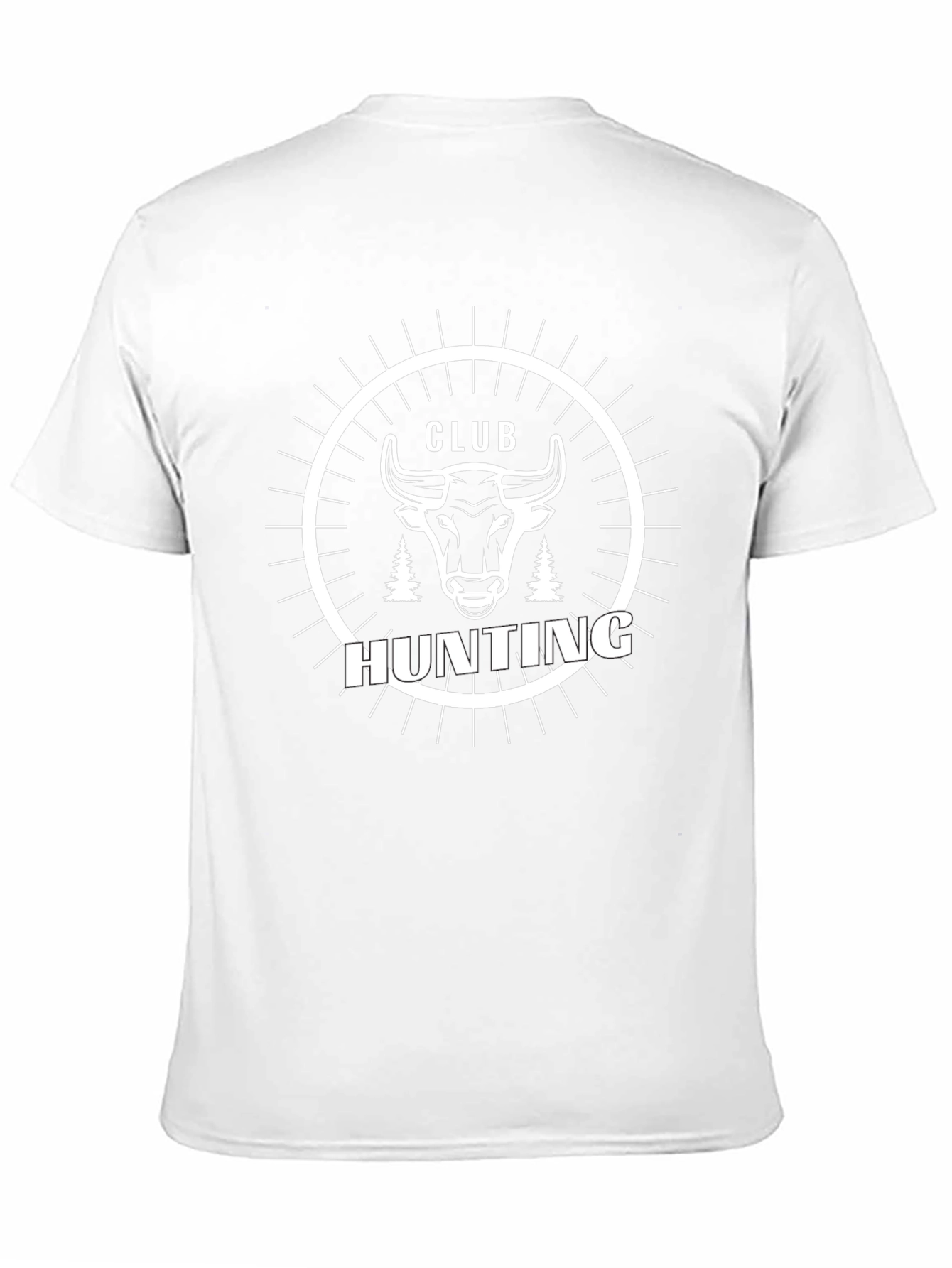 Hunting Club Tee - Bull Graphic T-Shirt