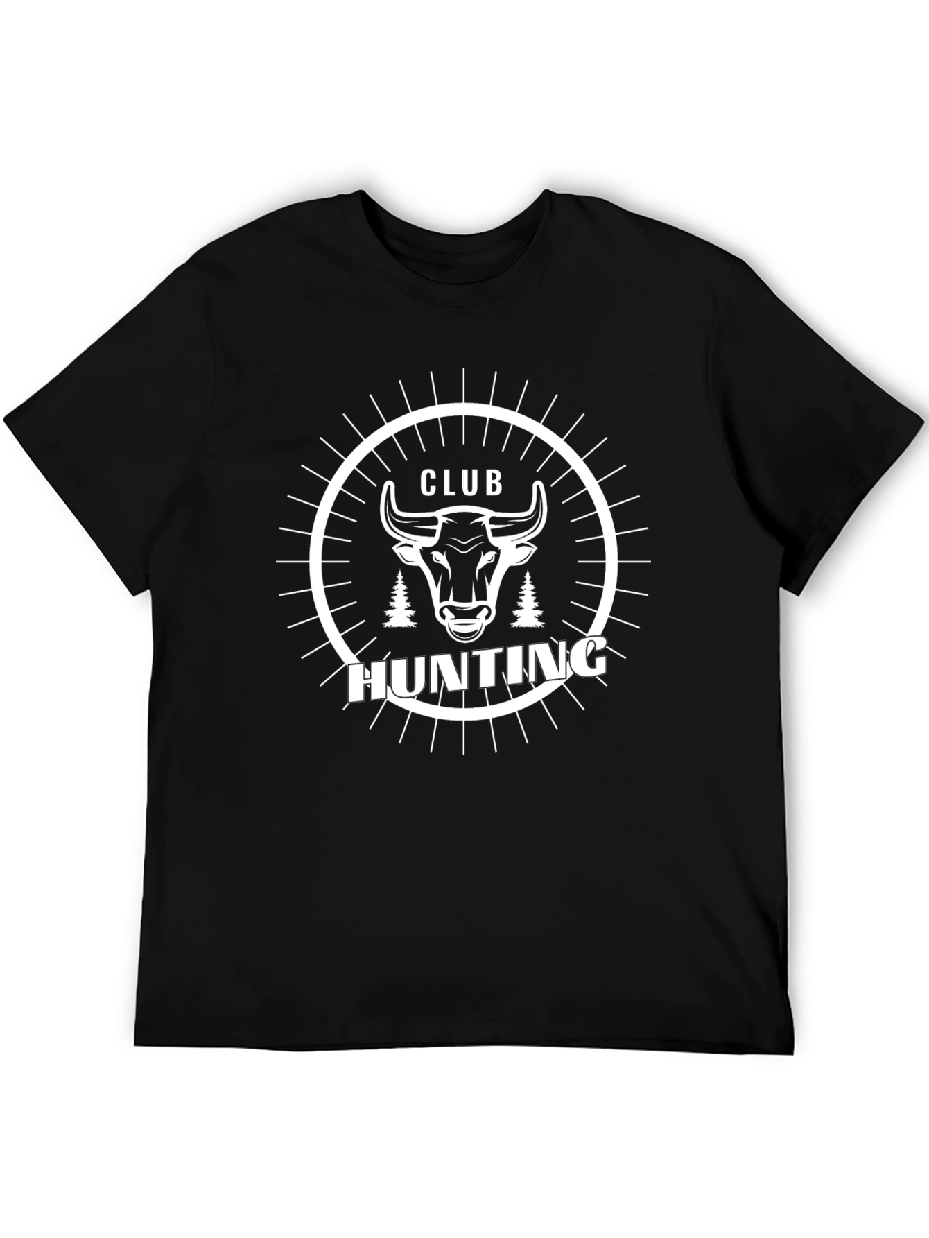 Hunting Club Tee - Bull Graphic T-Shirt