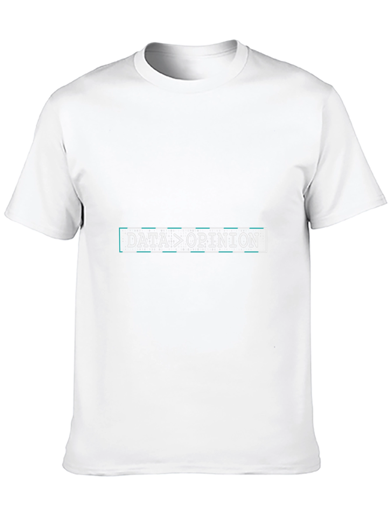 Data Over Opinion Black T-Shirt