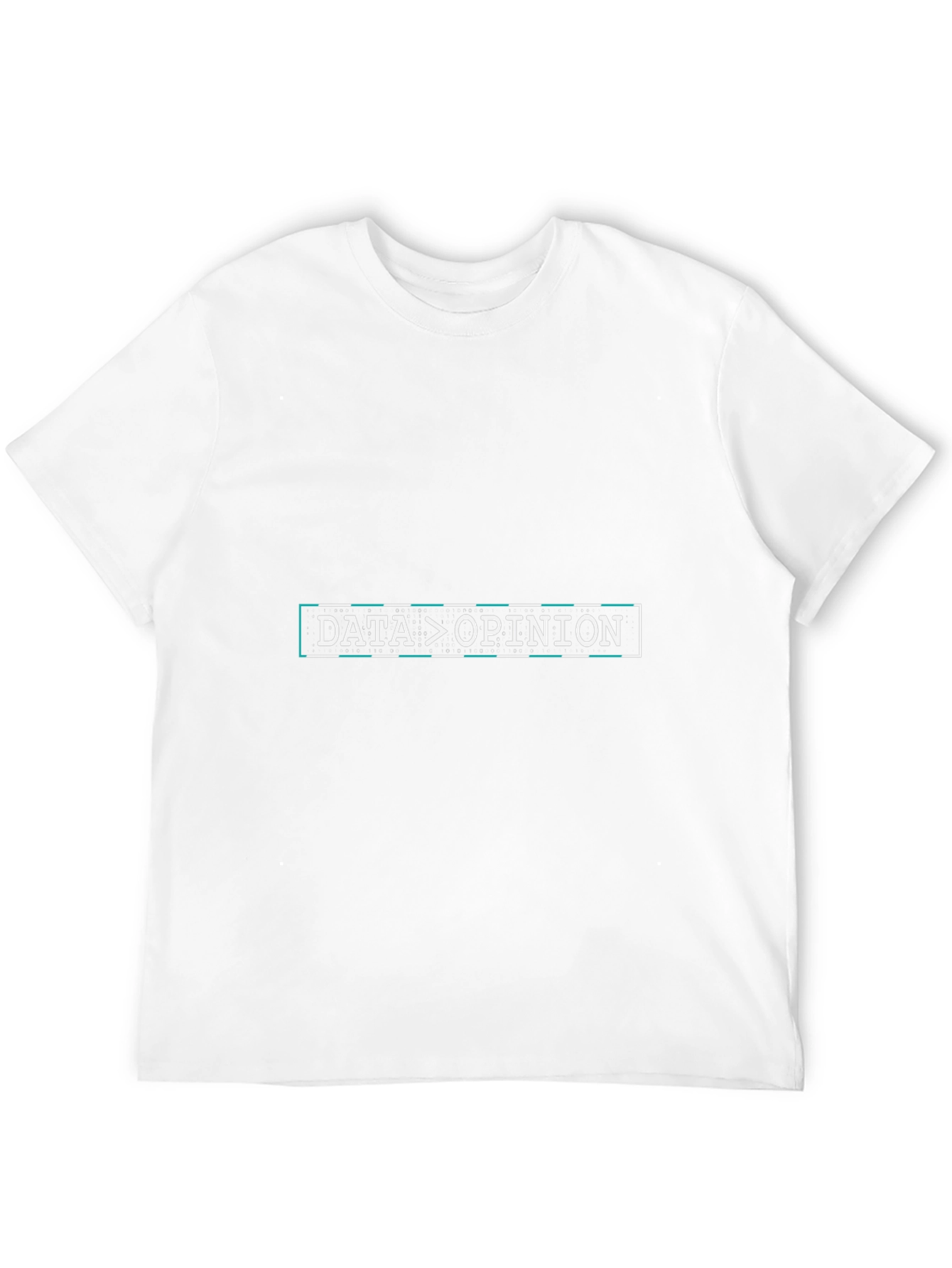 Data Over Opinion Black T-Shirt