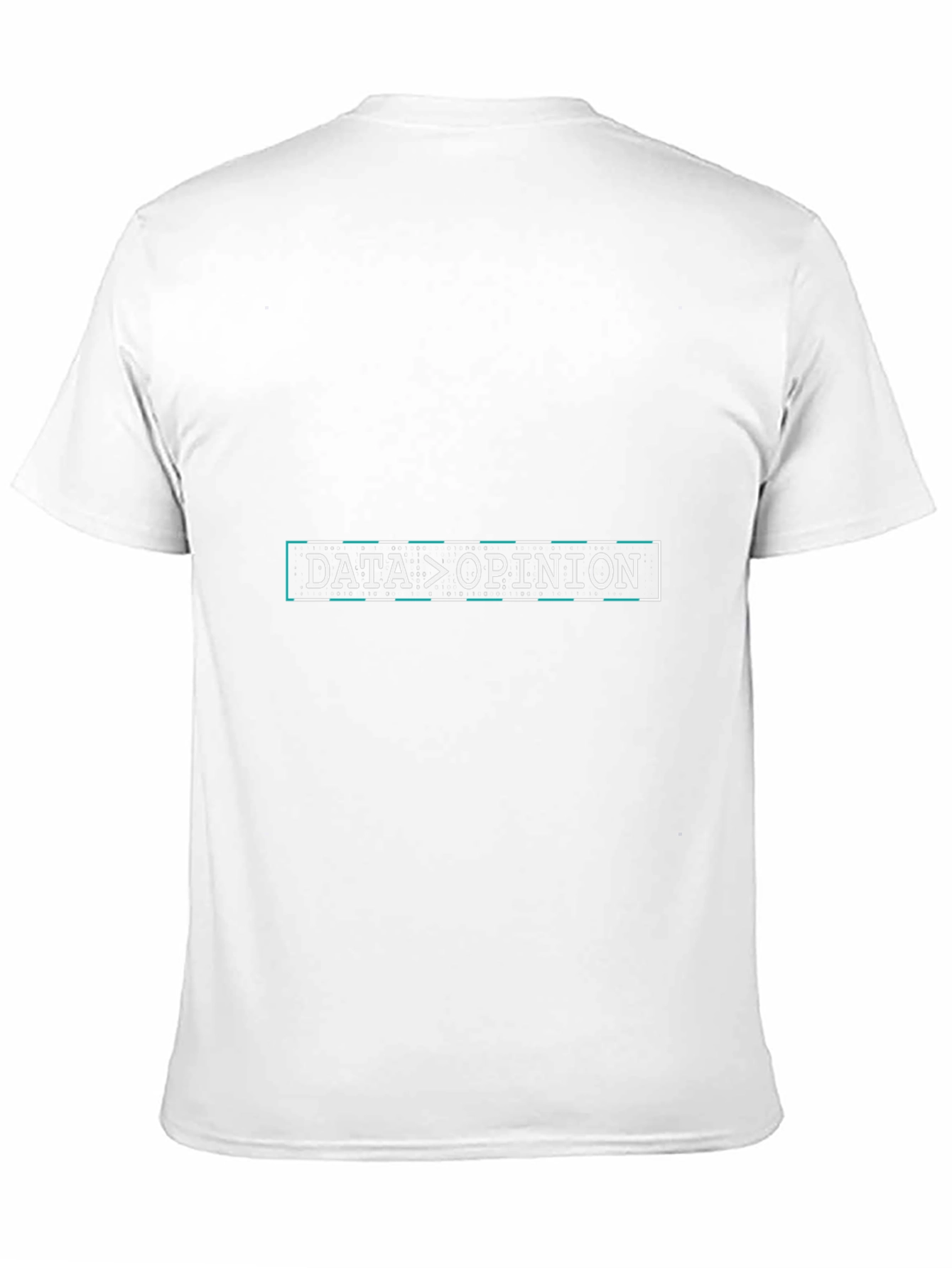 Data Over Opinion Black T-Shirt