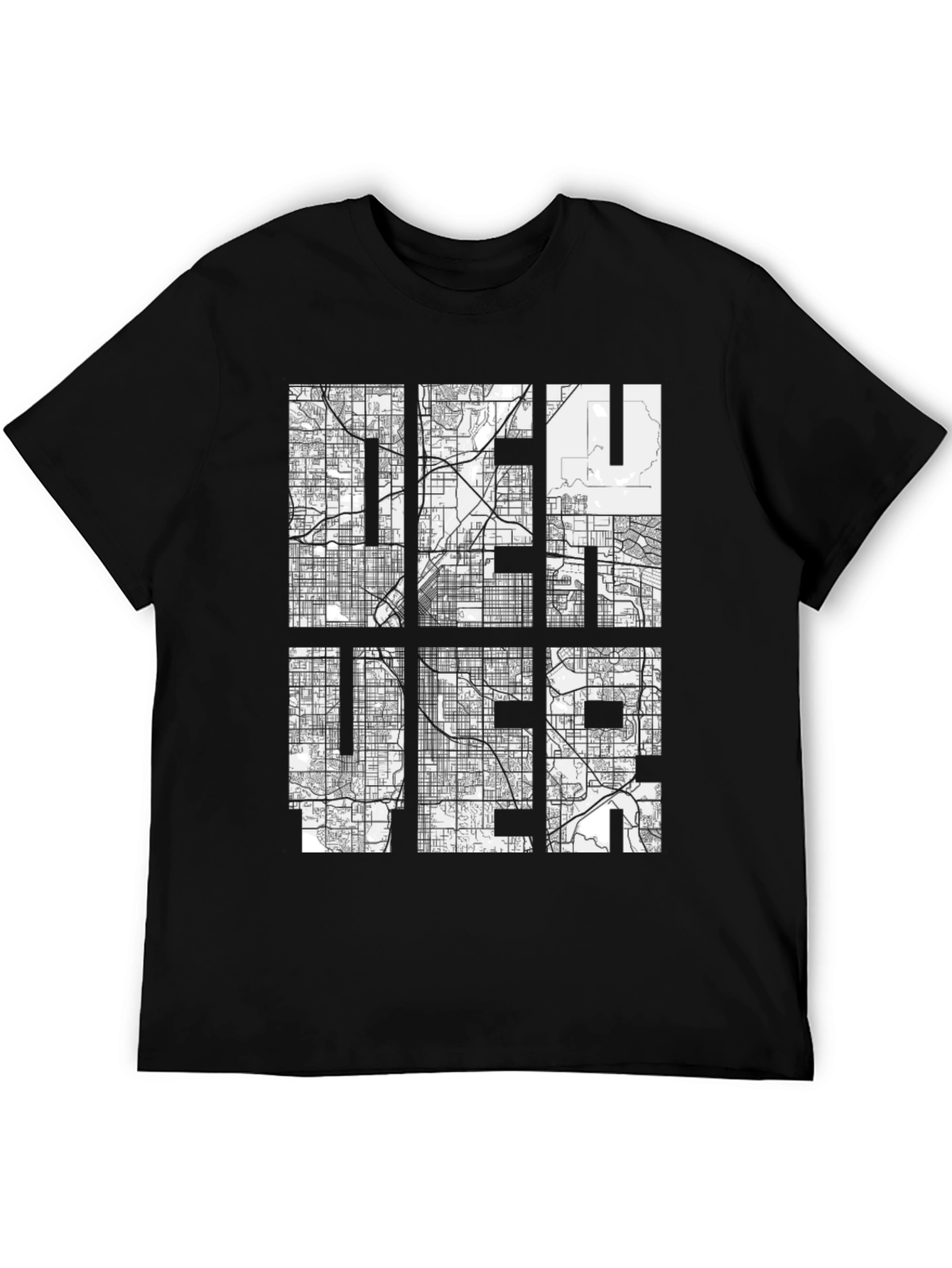 Urban Grid Tee - City Map Design