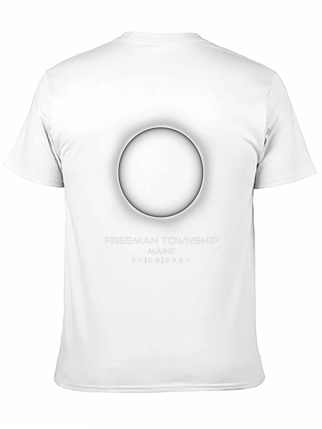 Freeman Township Maine Eclipse April 8 2024 T-Shirt