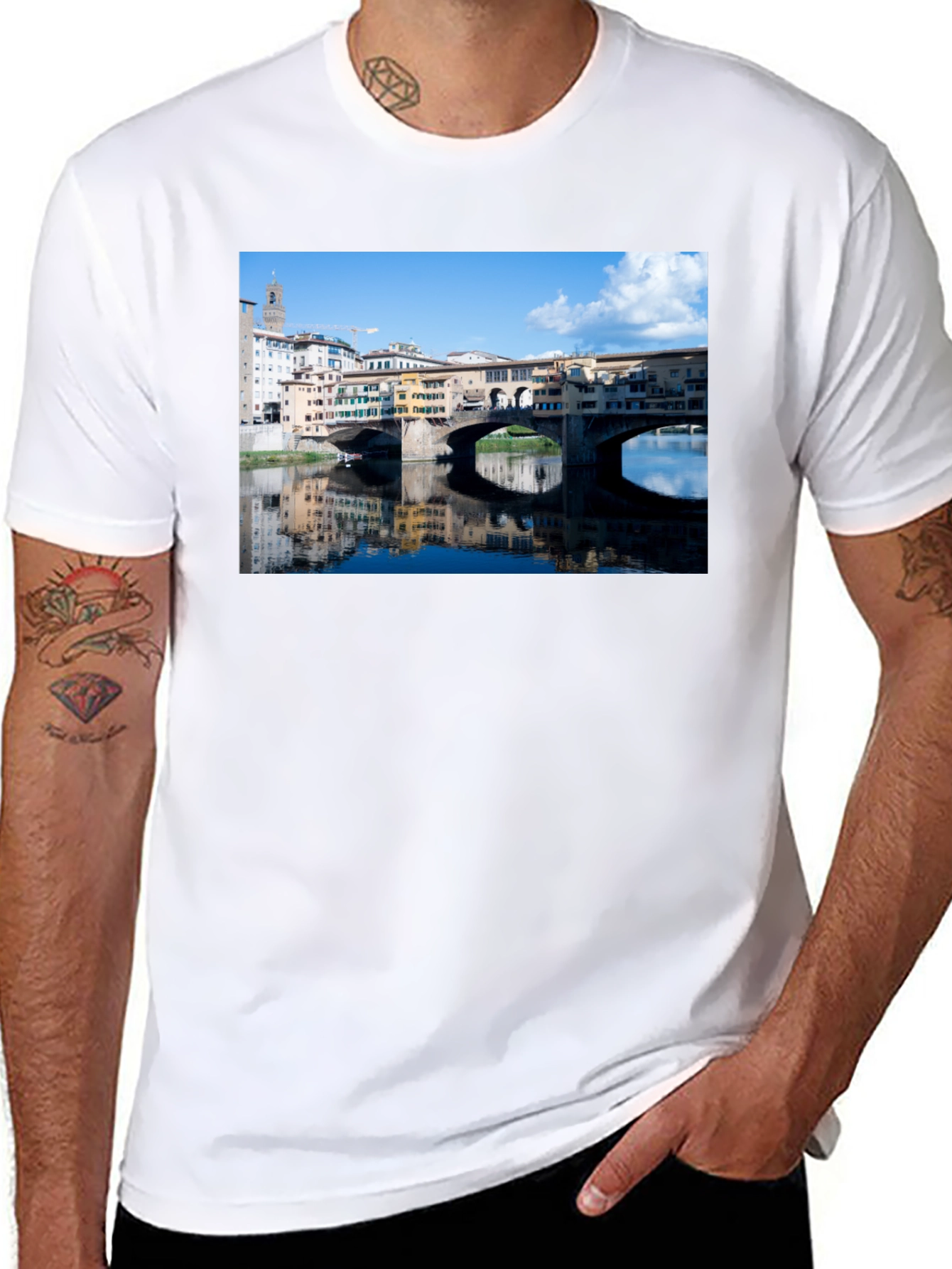 Ponte Vecchio T-Shirt - Italy Landmark Tee