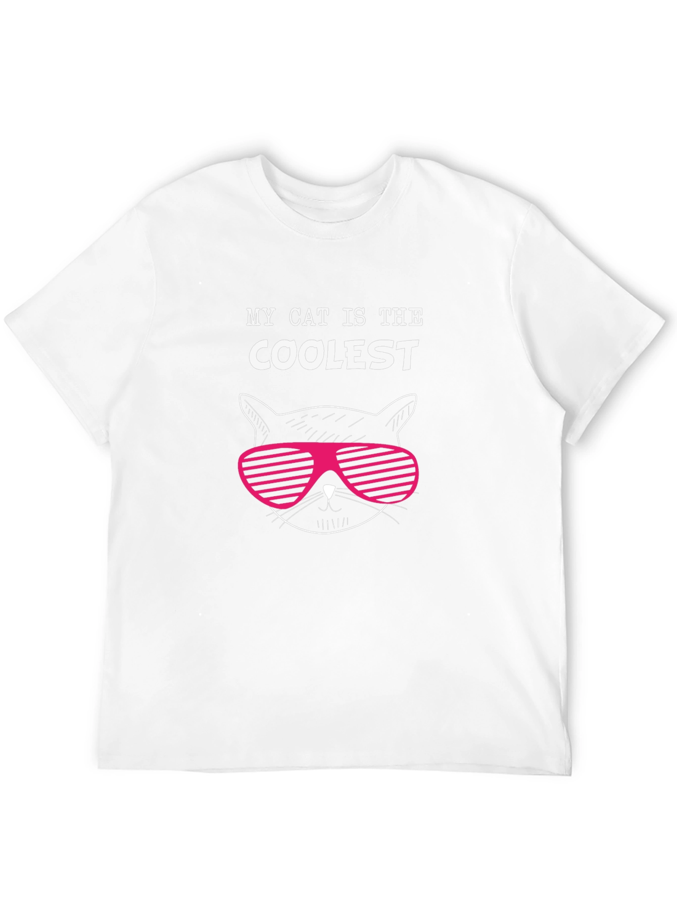 Cool Cat Graphic Tee - Black