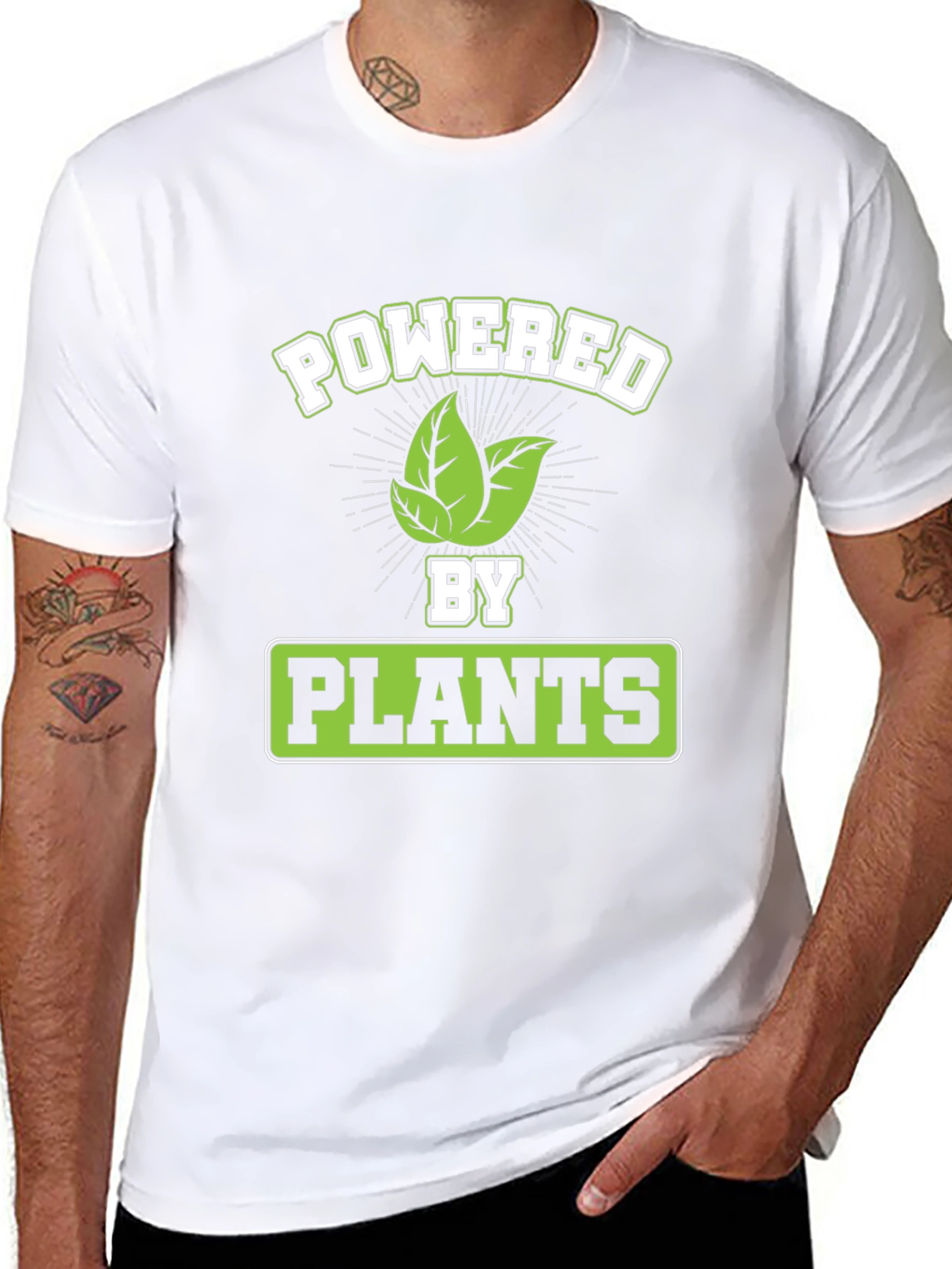 Powered by Plants Graphic Tee - Vegan T-Shirt