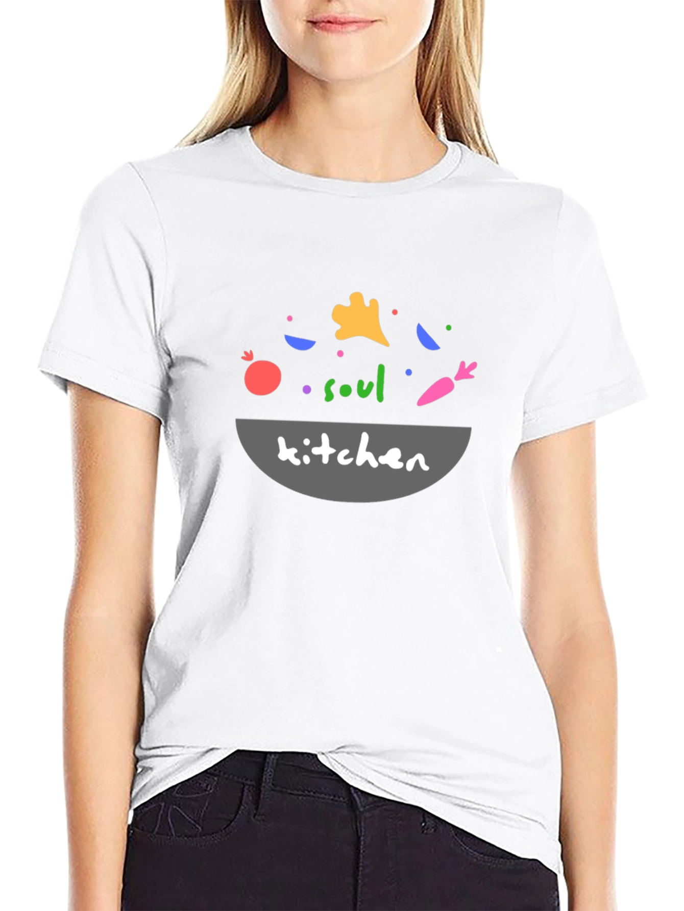 Soul Kitchen Black Graphic Tee