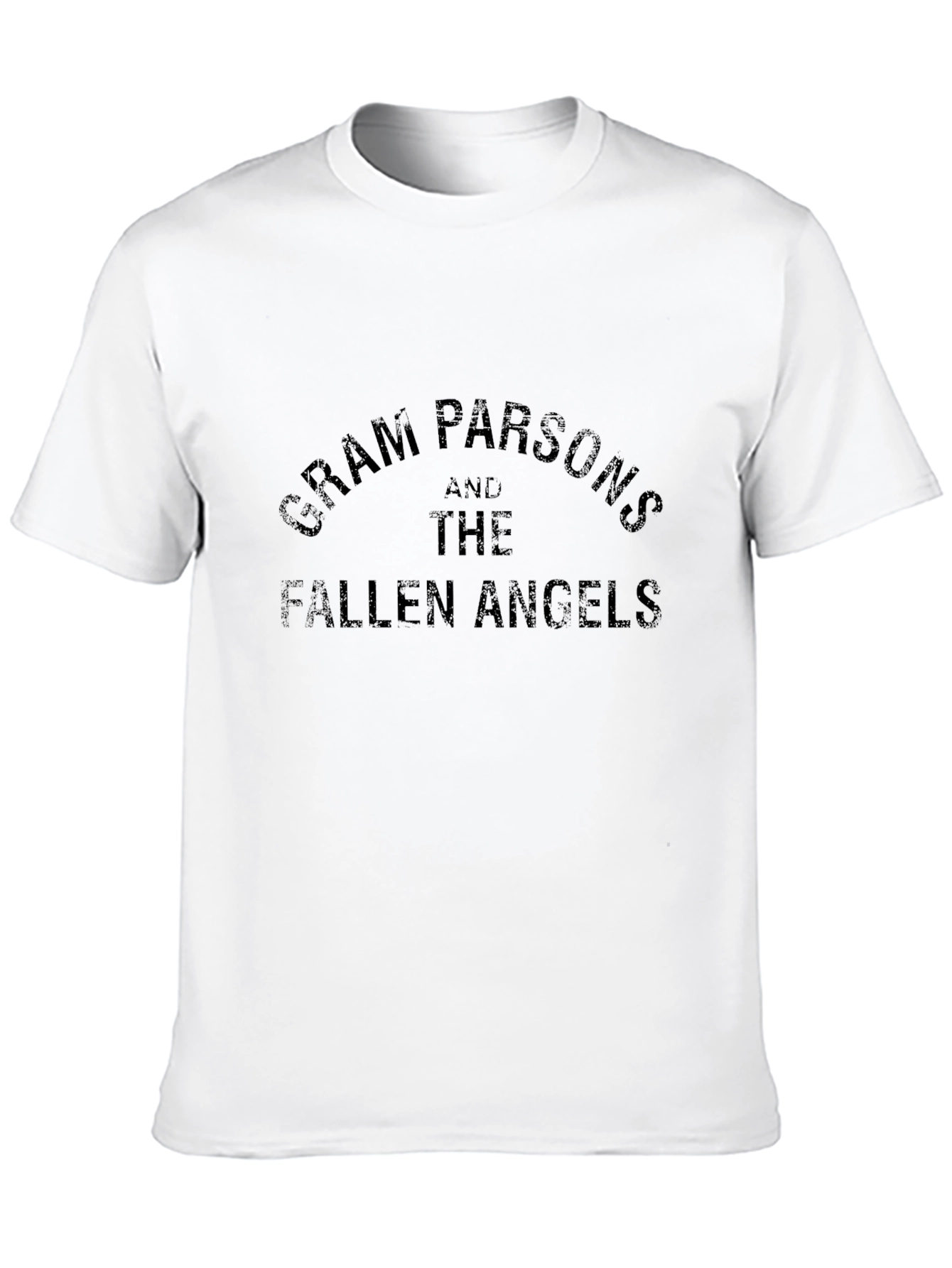 Gram Parsons and The Fallen Angels Black T-Shirt