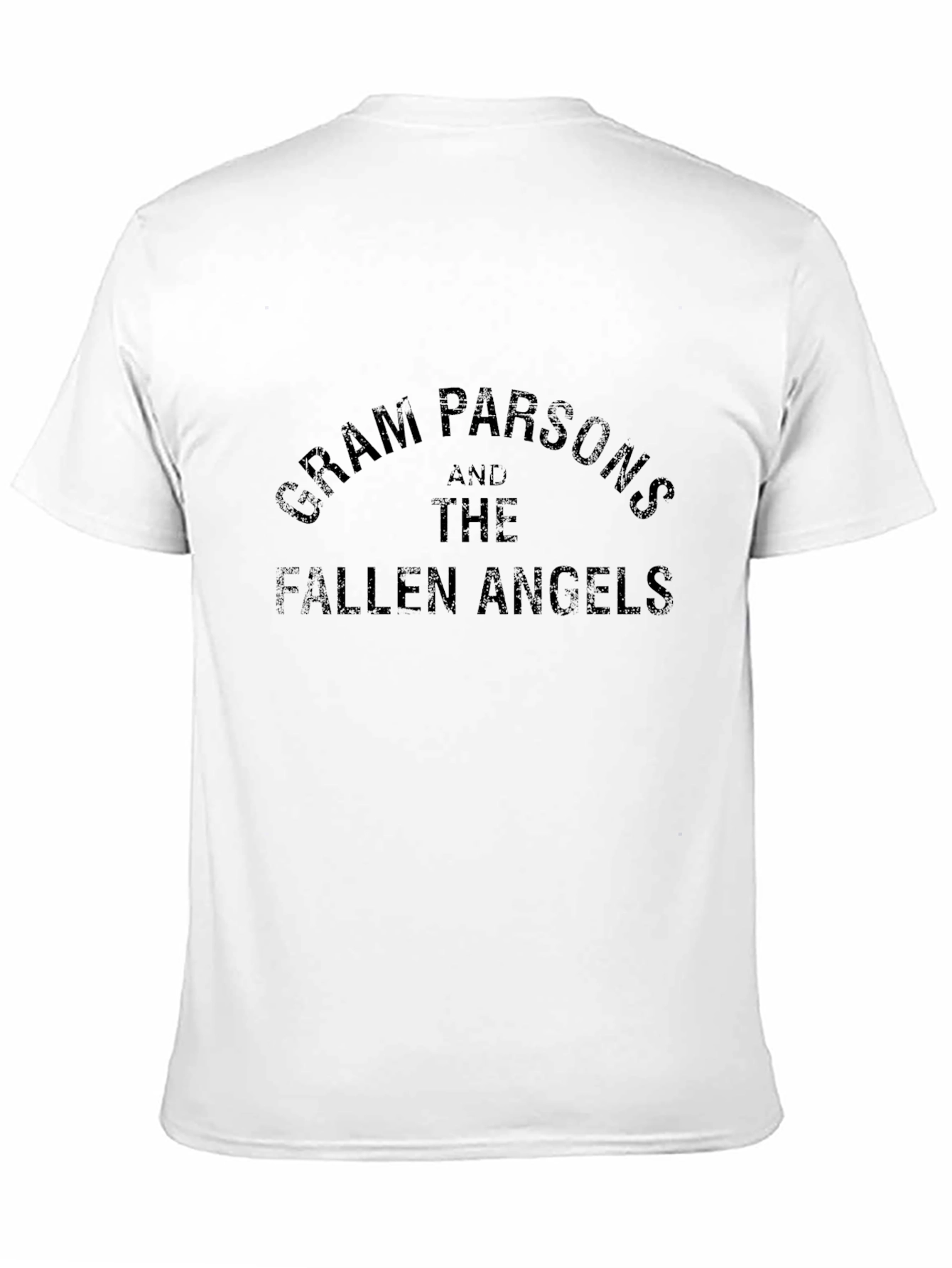 Gram Parsons and The Fallen Angels Black T-Shirt