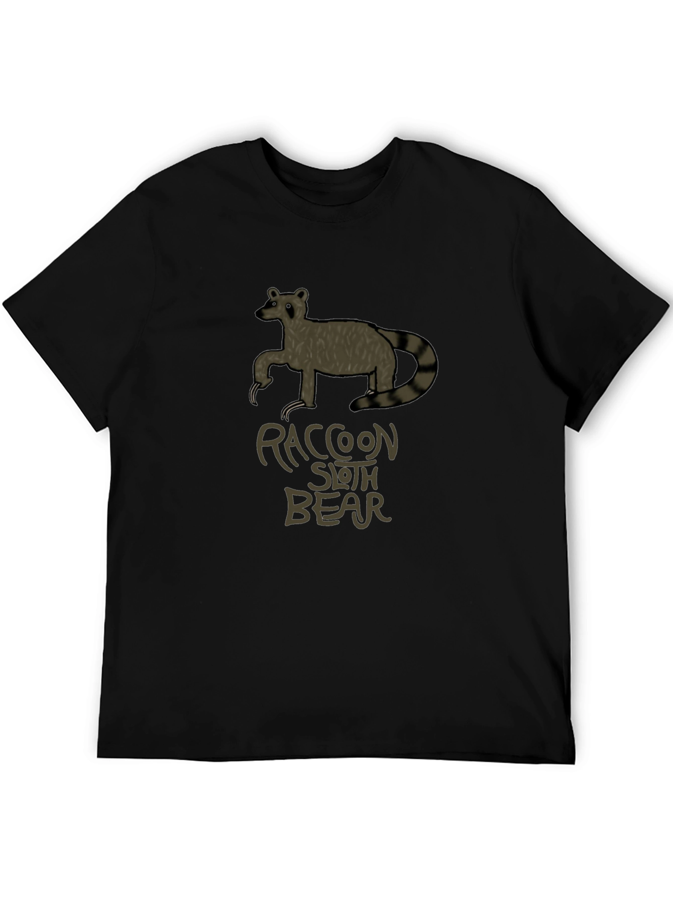 Raccoon Sloth Bear T-Shirt - Unique Graphic Tee