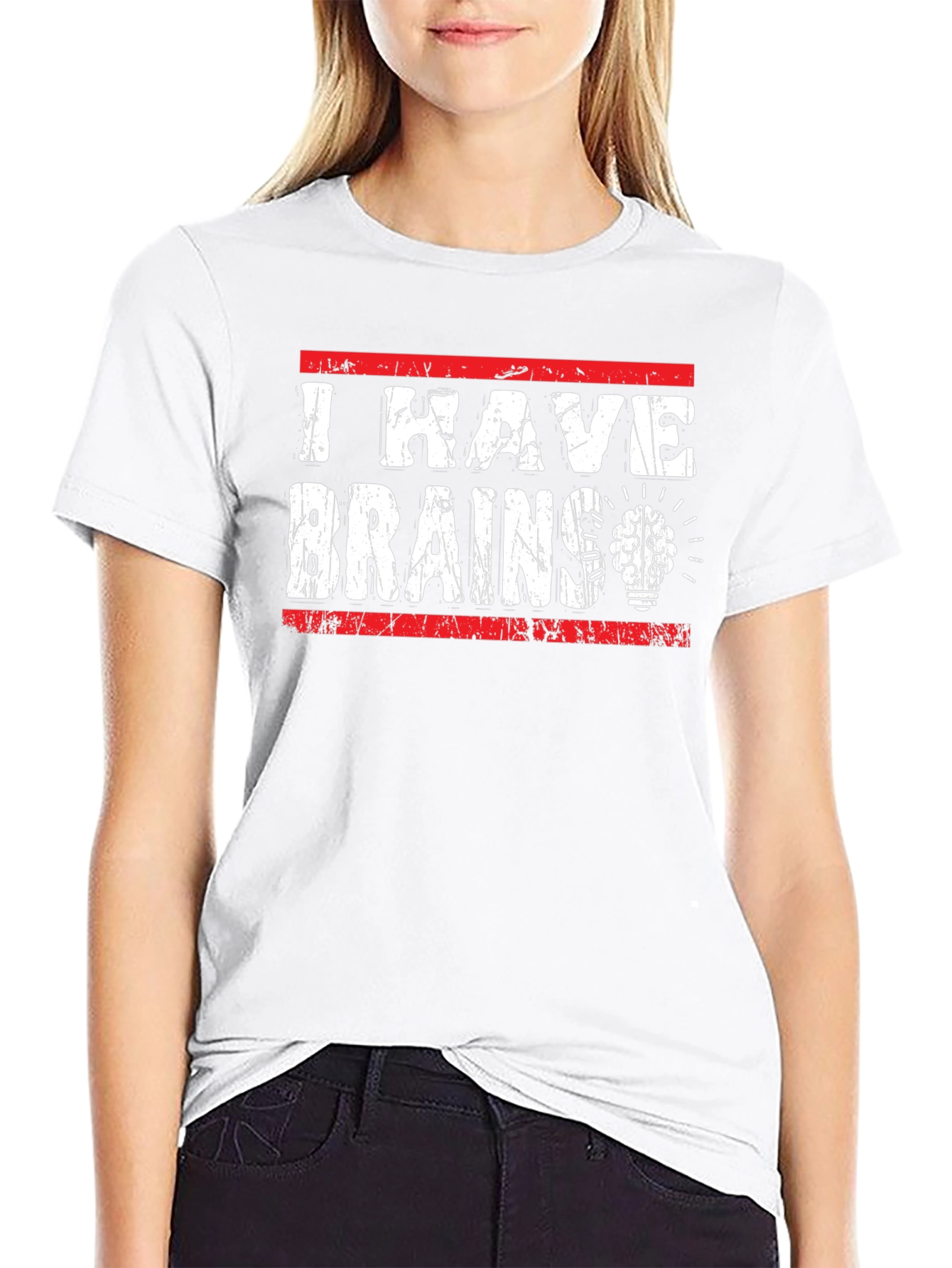 I Have Brains T-Shirt - Funny Graphic Tee
