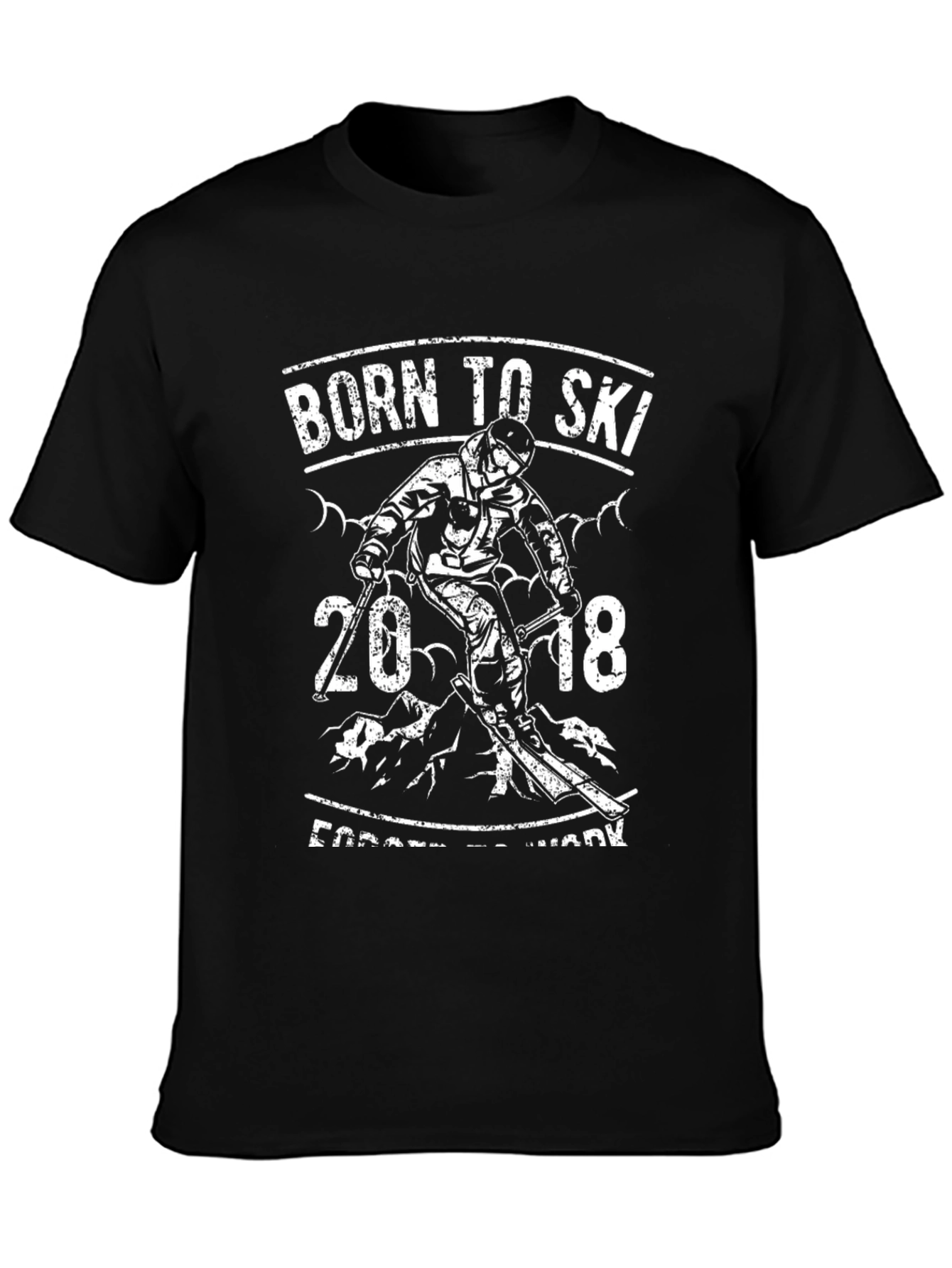 Born to Ski T-Shirt - 2018 Skiing Tee