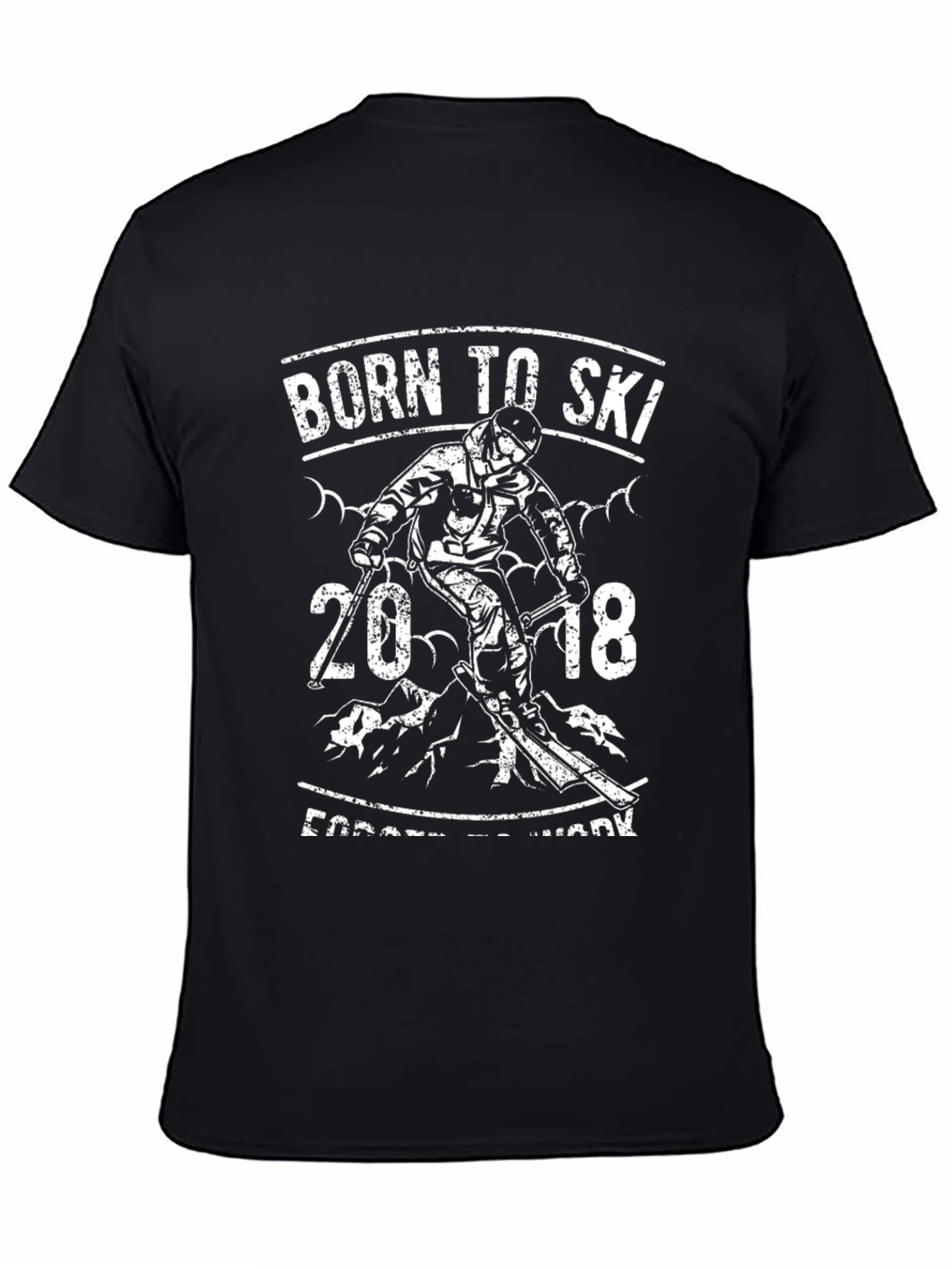 Born to Ski T-Shirt - 2018 Skiing Tee