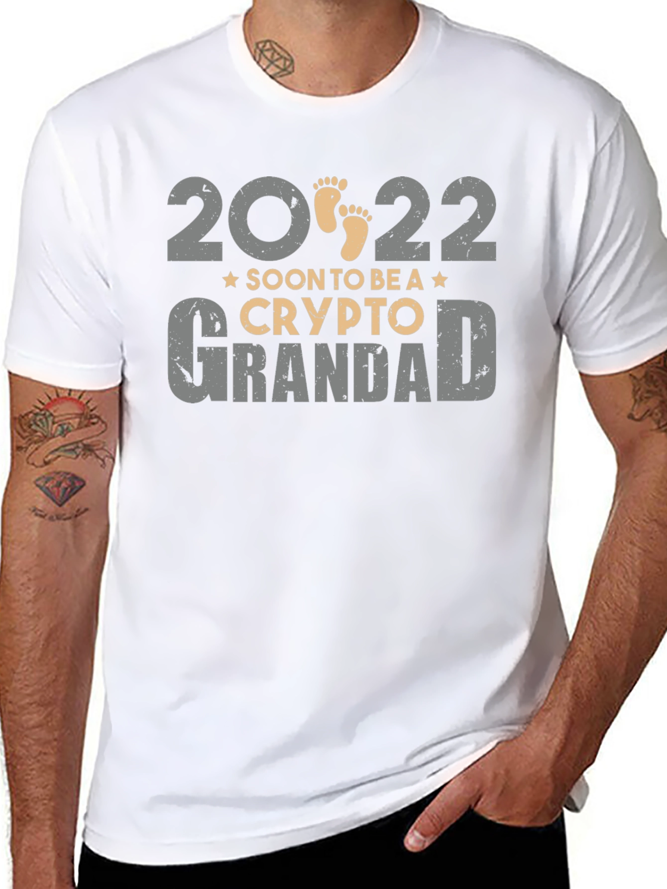 Crypto Grandad 2022 T-Shirt - New Grandfather Gift
