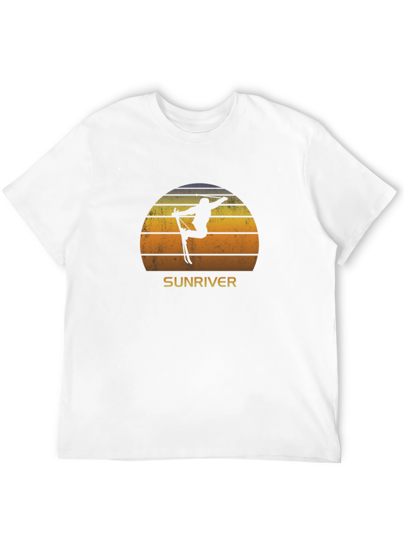 Sunriver Skiing Sunset T-Shirt