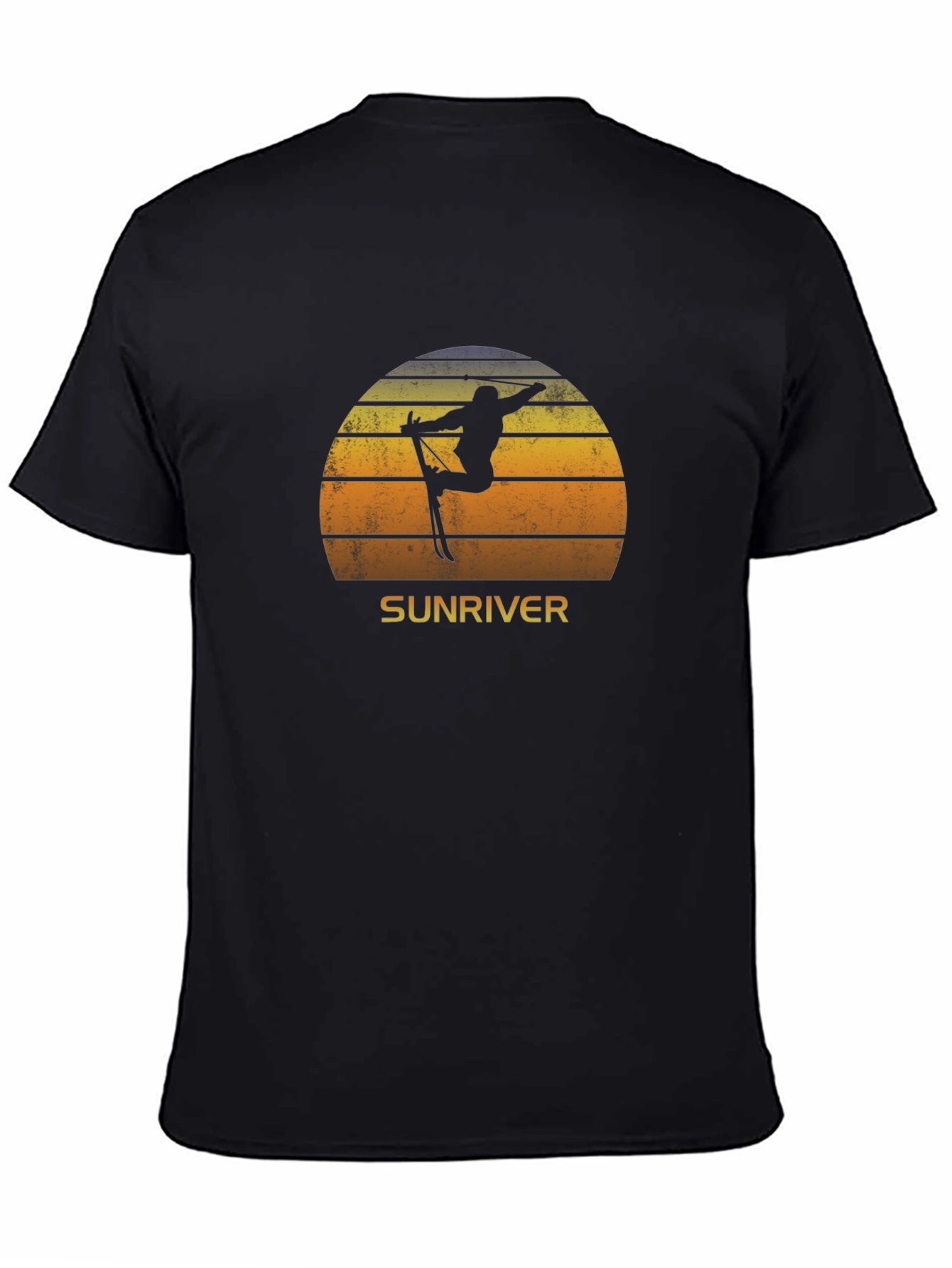 Sunriver Skiing Sunset T-Shirt