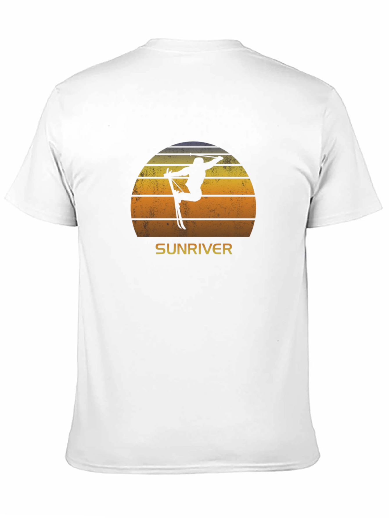 Sunriver Skiing Sunset T-Shirt