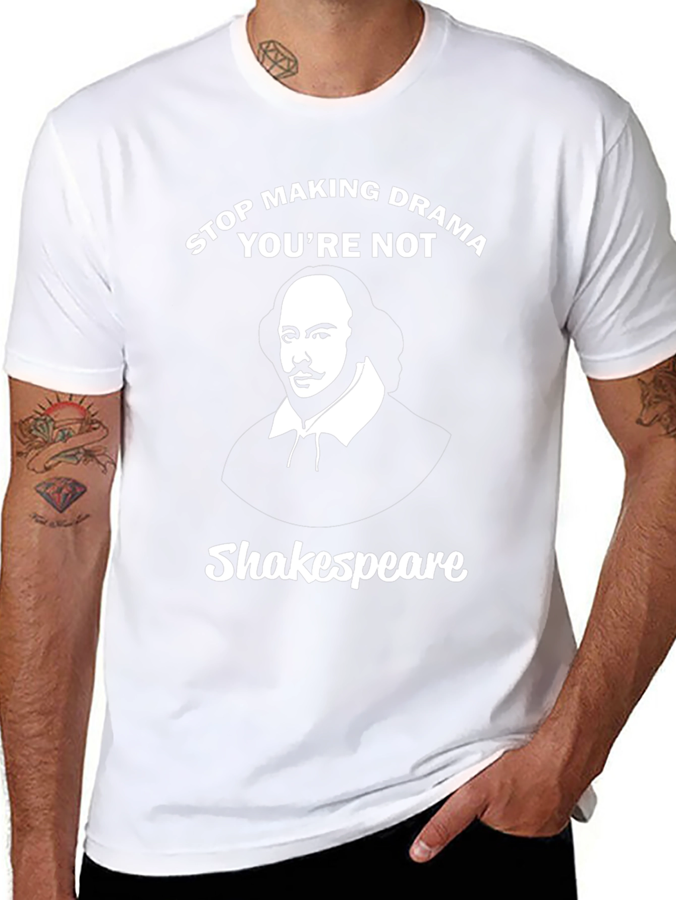 Stop Making Drama Shakespeare Graphic Tee