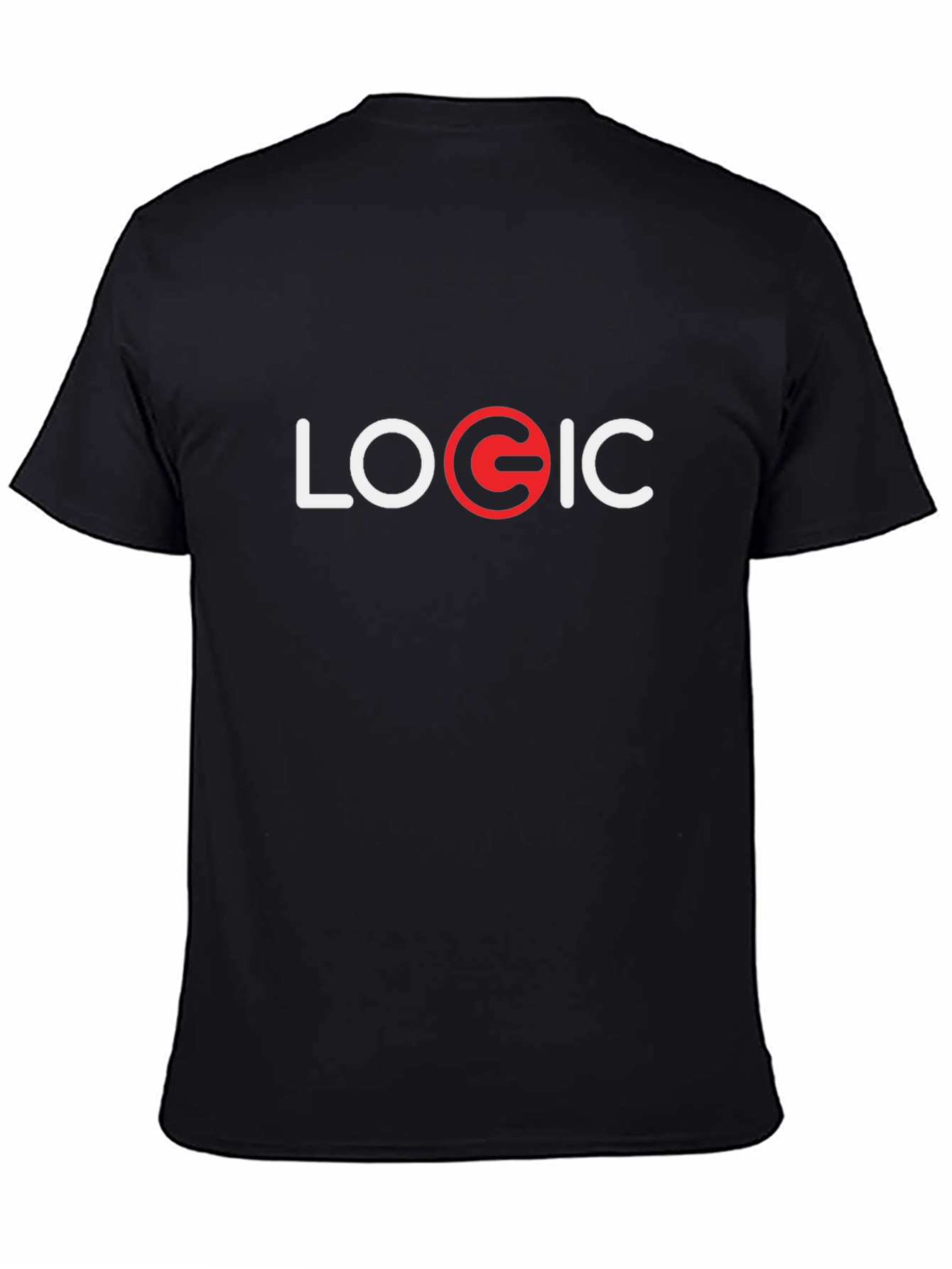 Logic Graphic T-Shirt - Black Cotton Blend