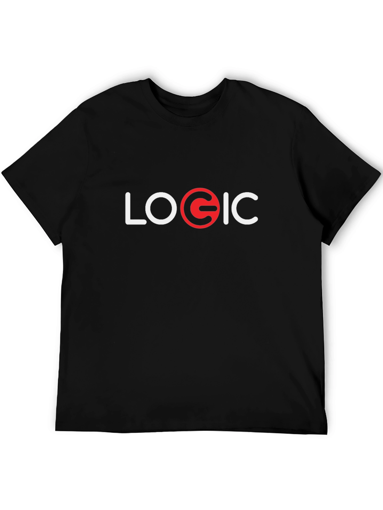Logic Graphic T-Shirt - Black Cotton Blend