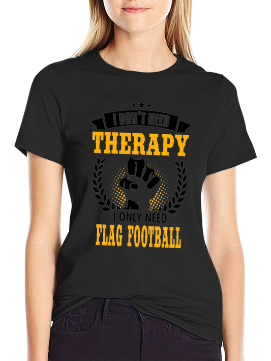 Flag Football Therapy T-Shirt