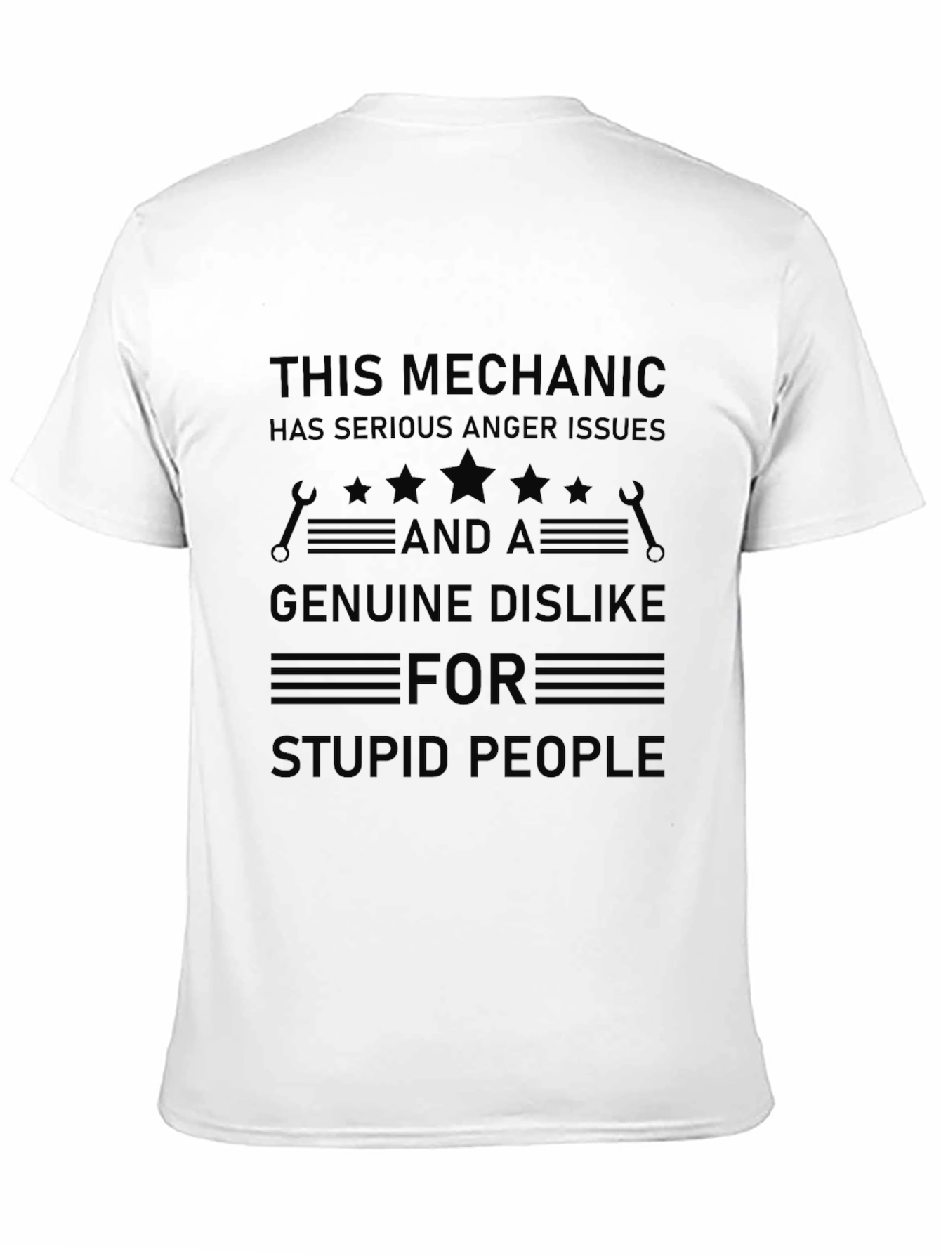 Mechanic Anger Issue Graphic T-Shirt